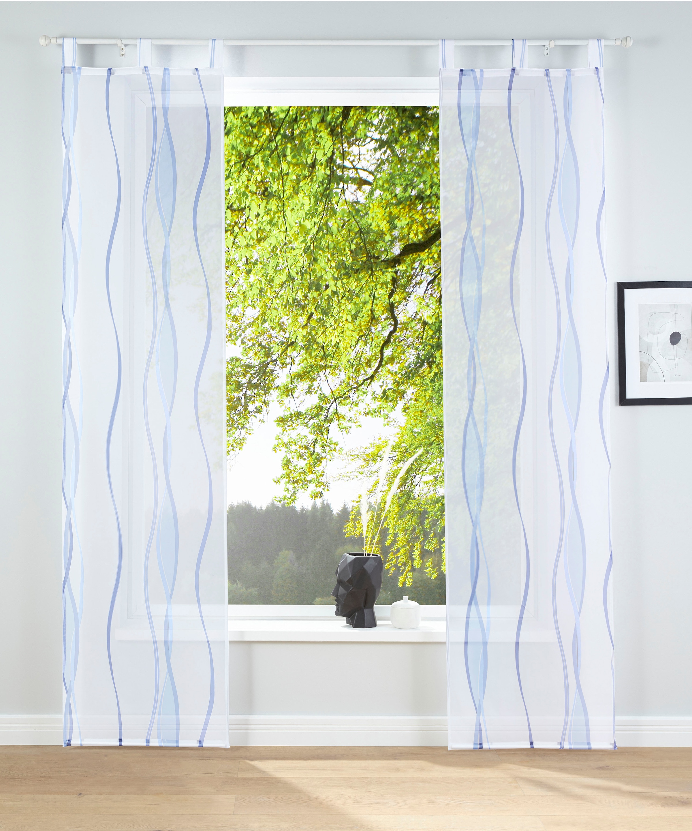 OTTO home Schiebegardine "Dimona" Schlaufen 2 Stk. tlg. 2er-Set, Fertiggard günstig online kaufen