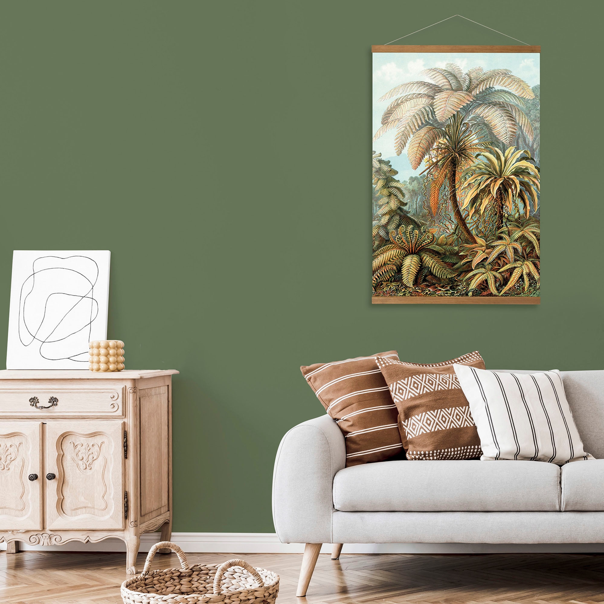 Art for the home Leinwandbild "Jungle Filicinae" 1 Stk. tlg. Luxus Kakemono günstig online kaufen