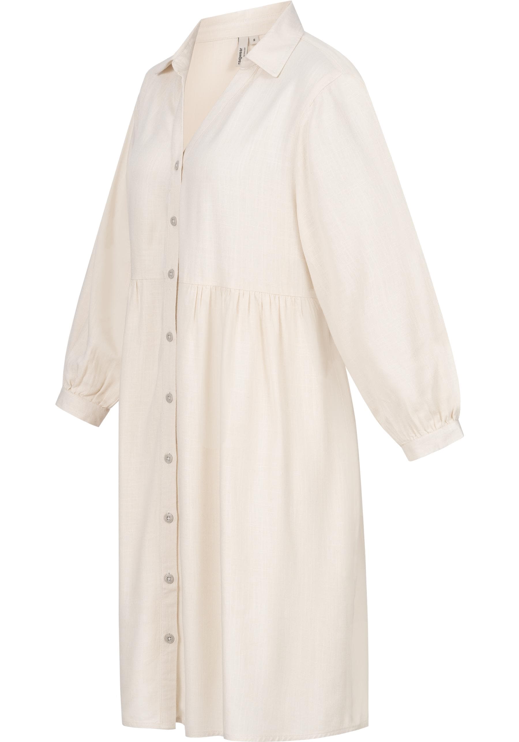 Ragwear Minikleid »Almu«, Leichtes Langarmkleid mit Blumenmuster