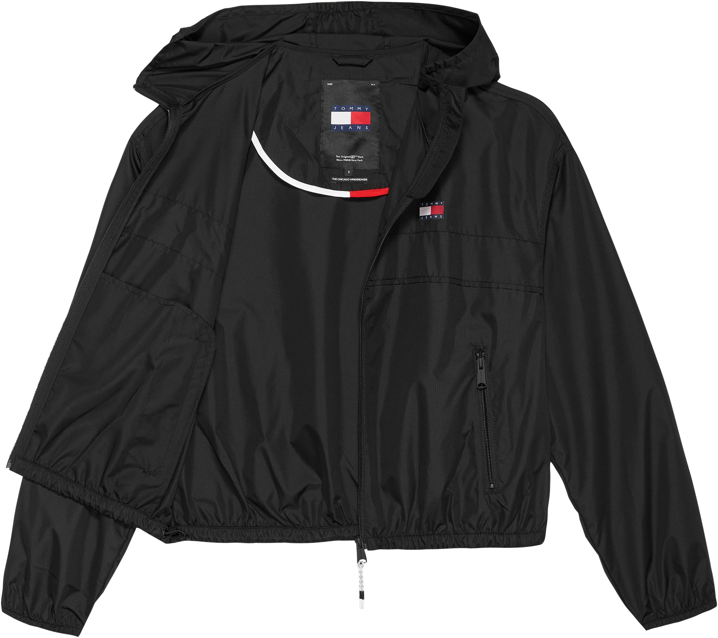 Tommy Jeans Windbreaker »TJW CRP LT CHICAGO«, in modischer Cropped Form