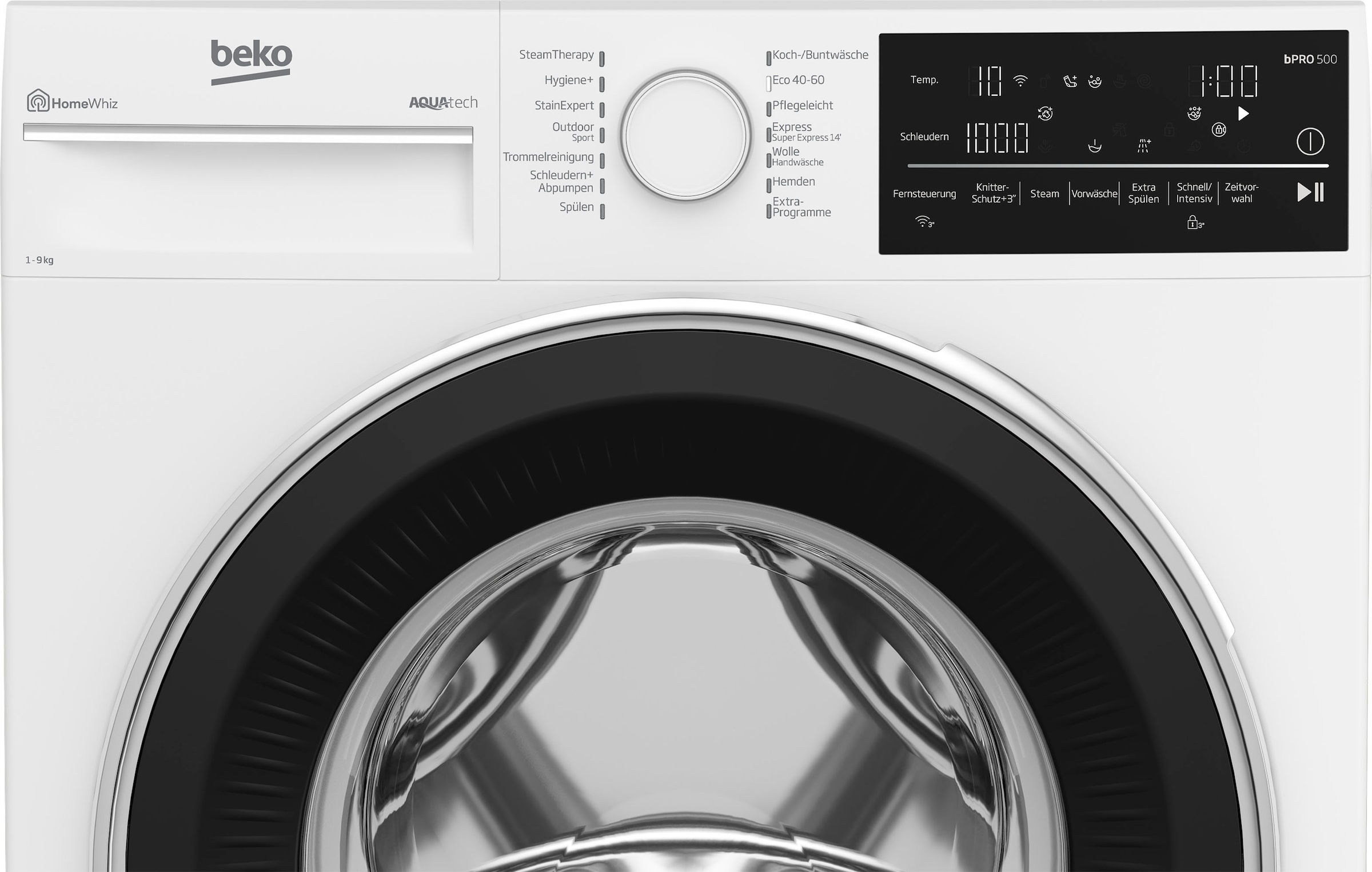 BEKO Waschmaschine »B5WFT89418W«, B5WFT89418W, 9 | auf kg, BAUR Raten 1400 U/min