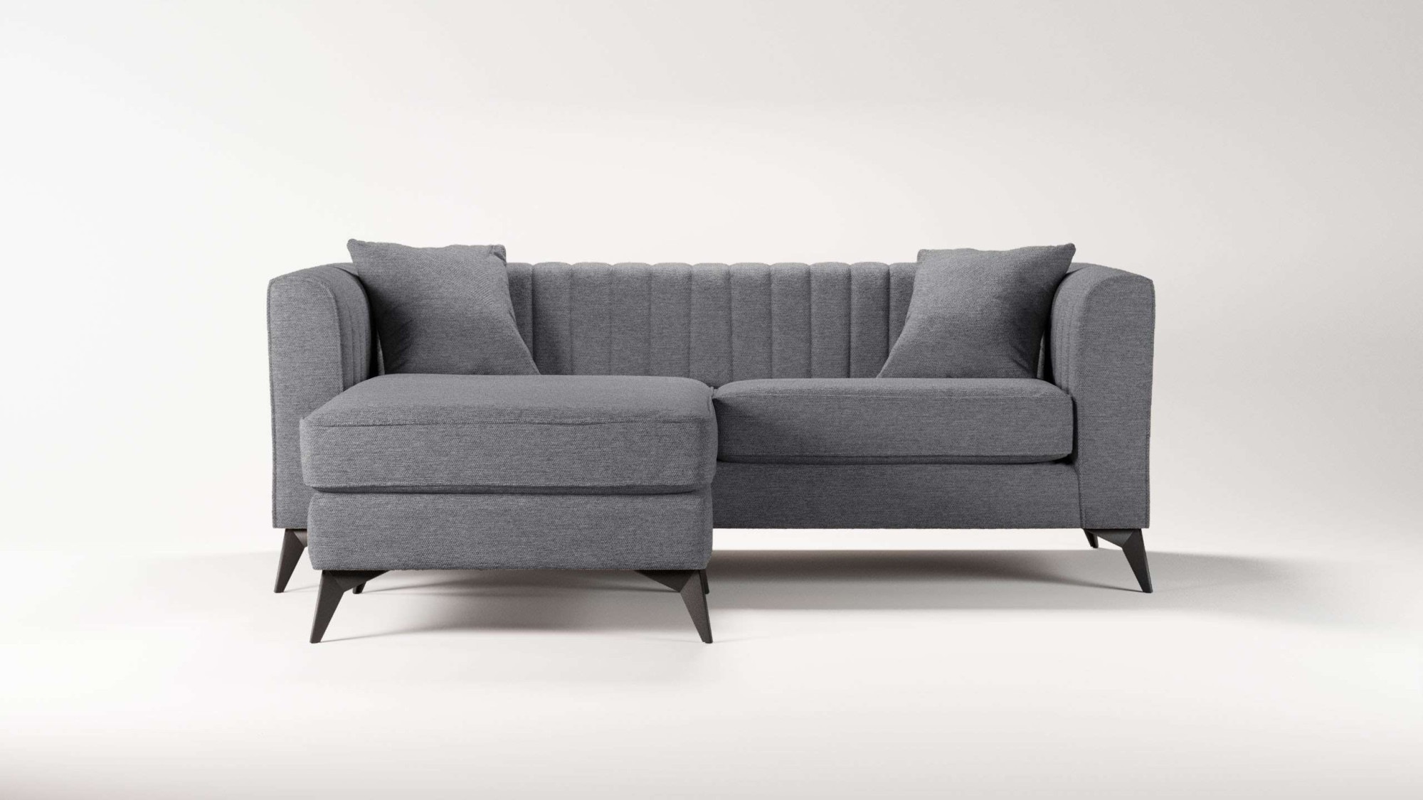 Places of Style Ecksofa "MATTHEW L-Form ideal für kleine Räume, Maße B/T/H: günstig online kaufen