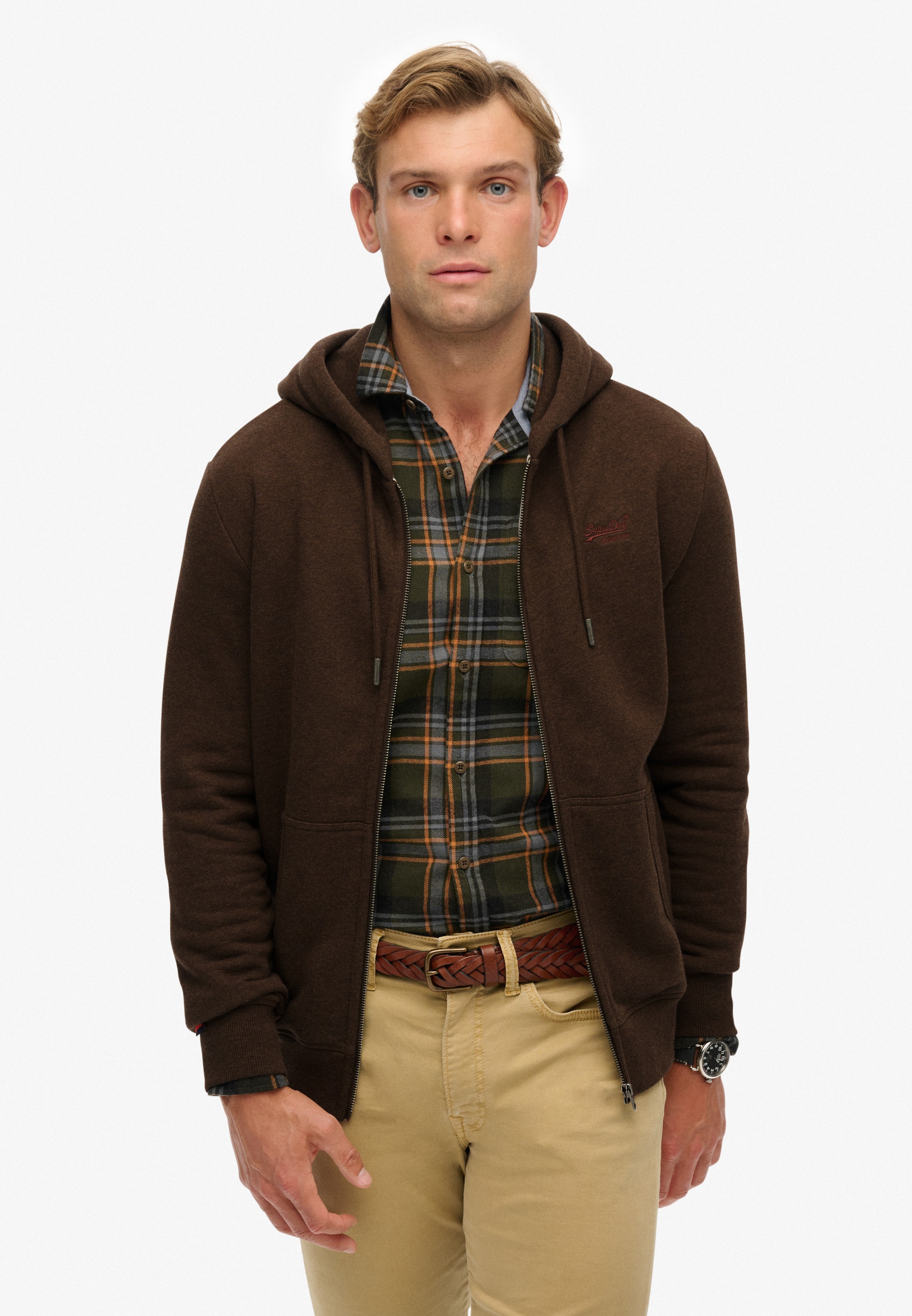 Superdry Kapuzensweatjacke "ESSENTIAL LOGO ZIP HOODIE HB" günstig online kaufen