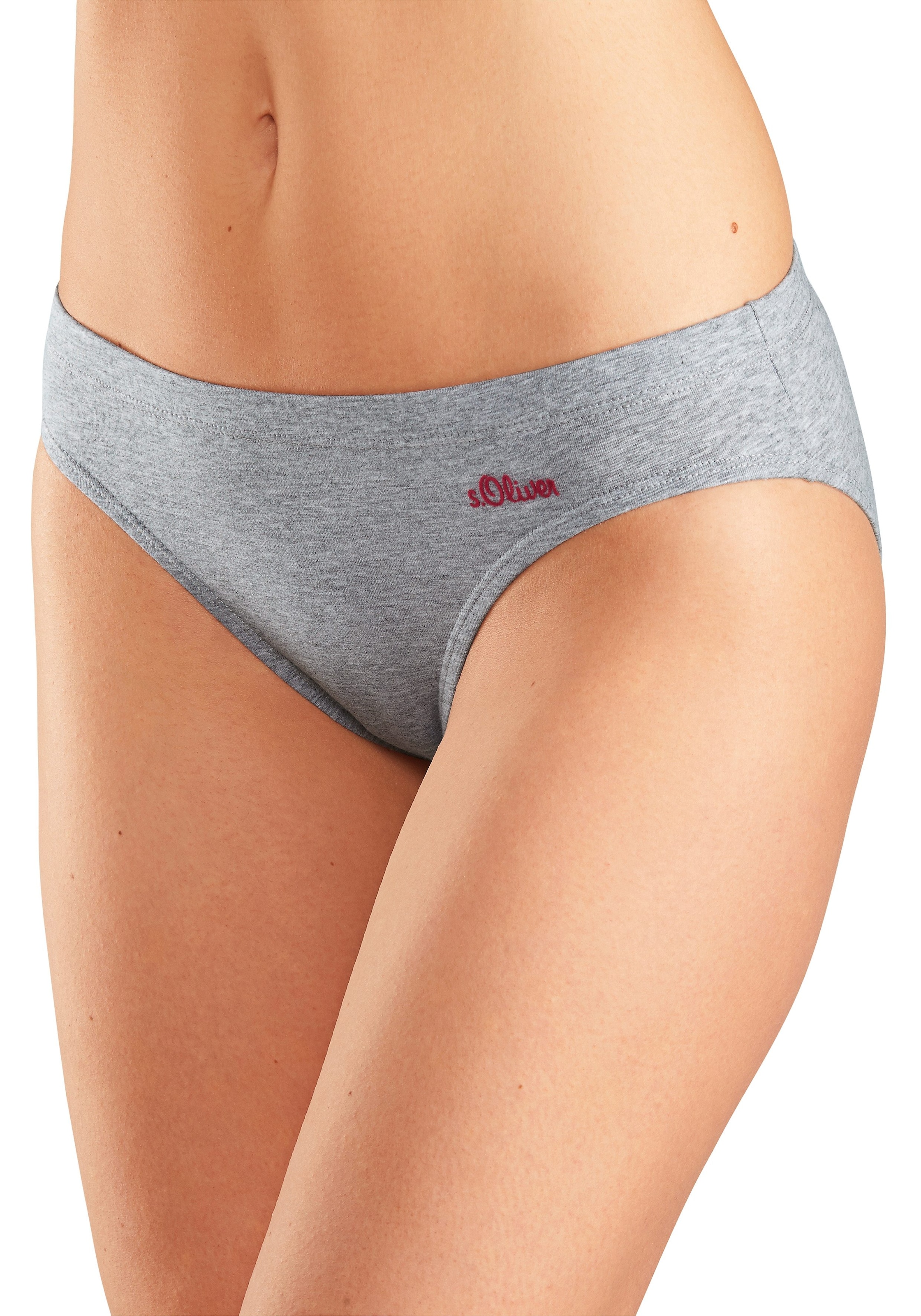 s.Oliver Bikinislip, (3er-Pack), aus elastischer Baumwoll-Qualität günstig online kaufen