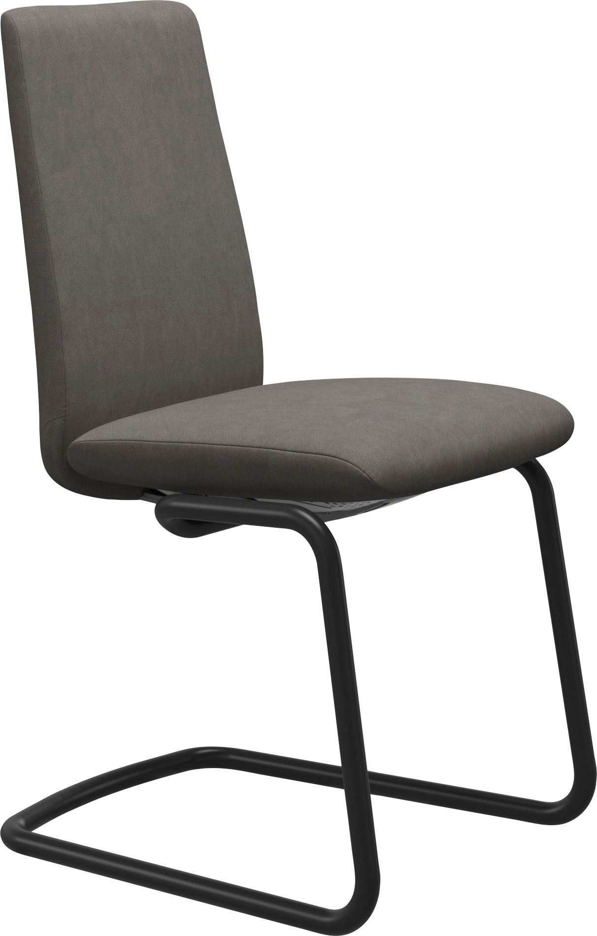 Stressless® Polsterstuhl »Laurel«, Microfaser DINAMICA, Low Back, Größe M, mit Beinen aus Stahl in Schwarz matt