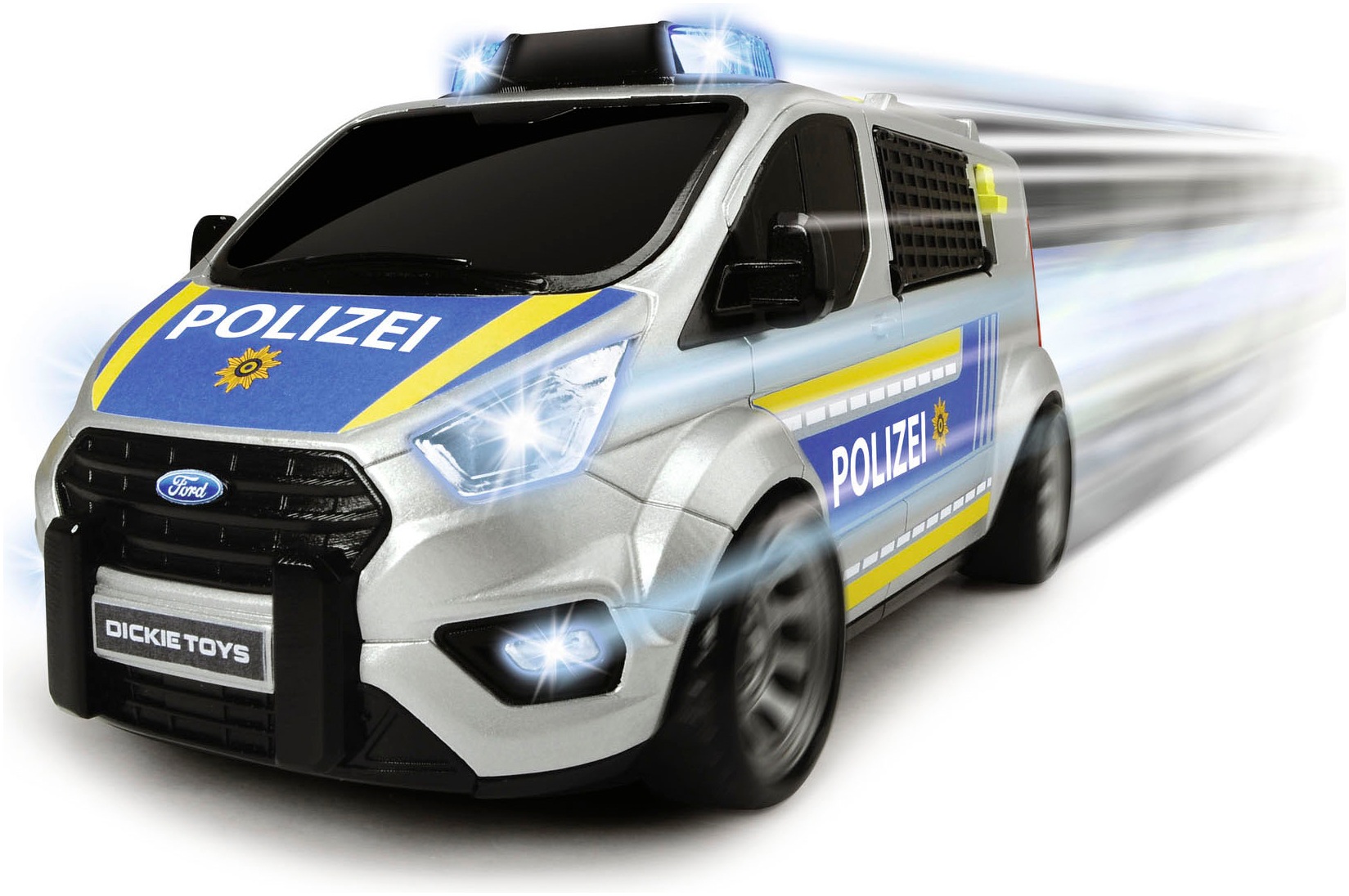 Dickie Toys Spielzeug-Transporter »Ford Transit Police«, mit Licht und Sound