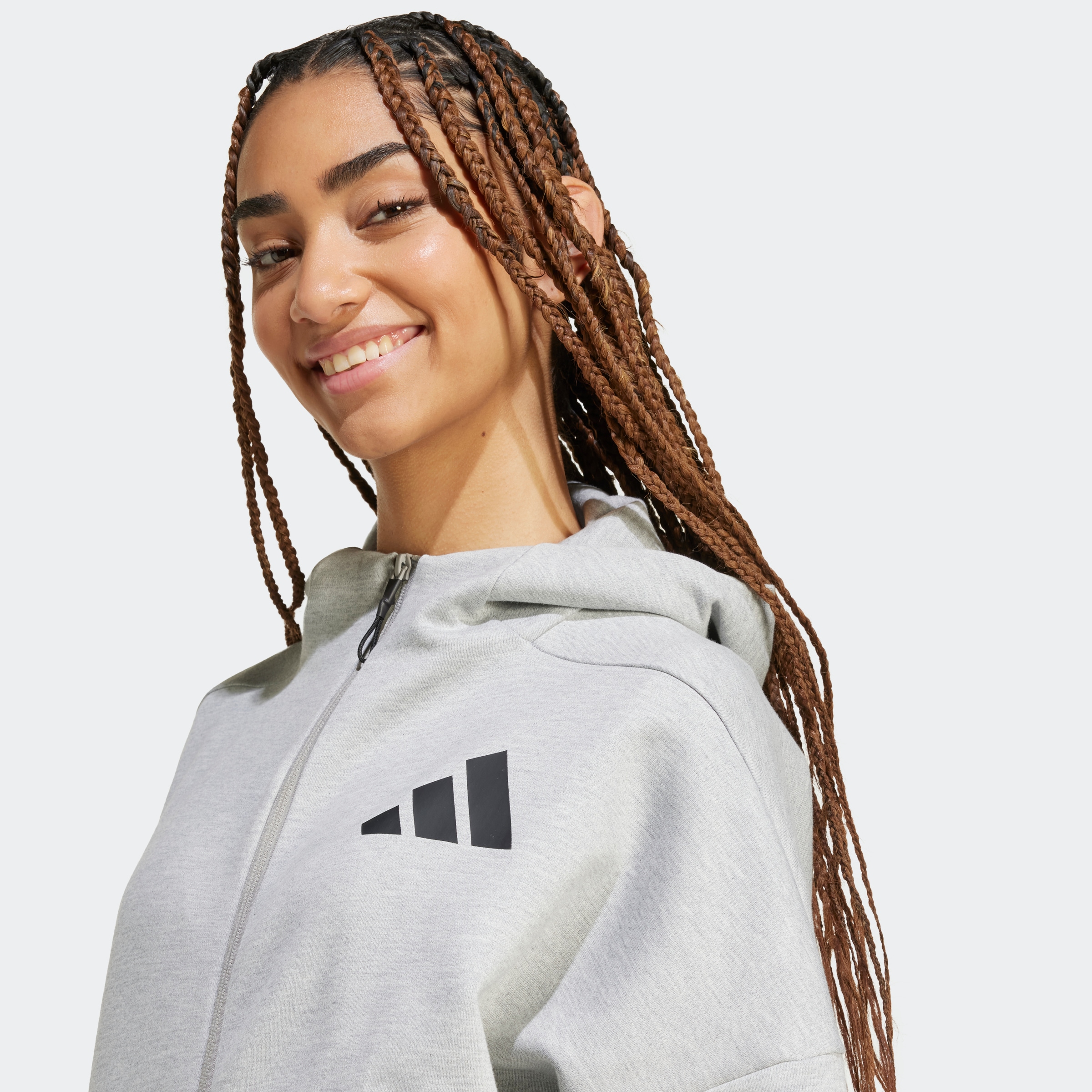 adidas Sportswear Kapuzensweatshirt »W Z.N.E. FZ«