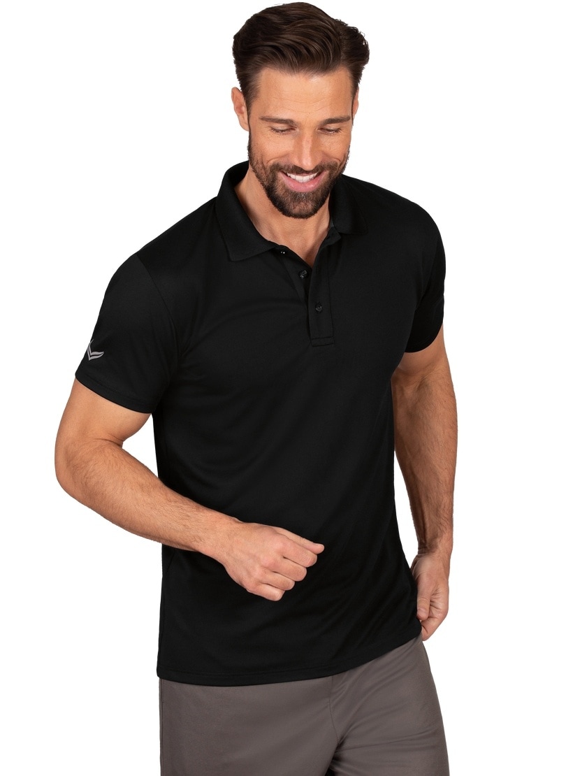 Trigema Poloshirt "TRIGEMA Poloshirt aus Polyester mit Knopfleiste"