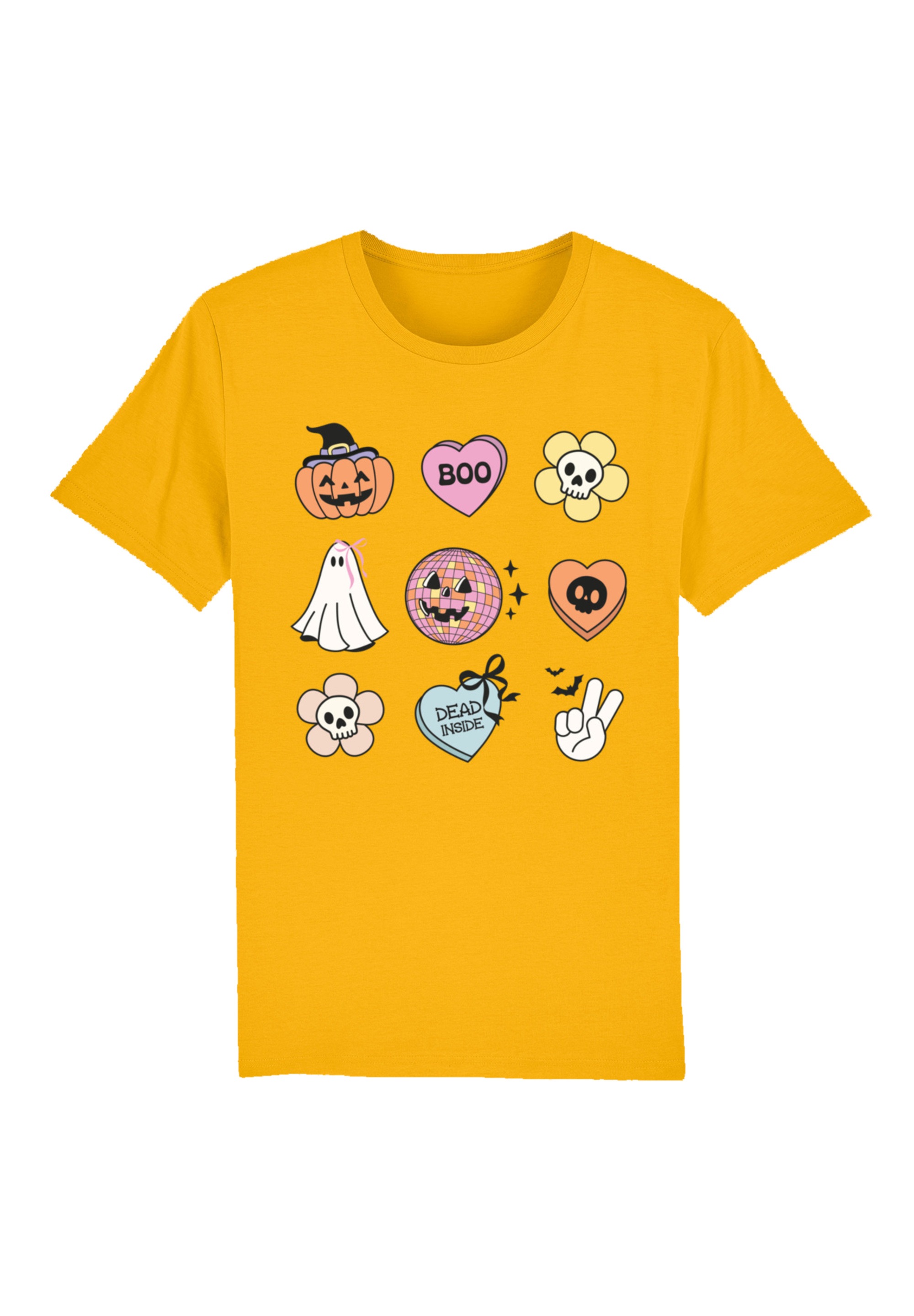 F4NT4STIC T-Shirt "Retro Halloween Icons", Premium Qualität günstig online kaufen