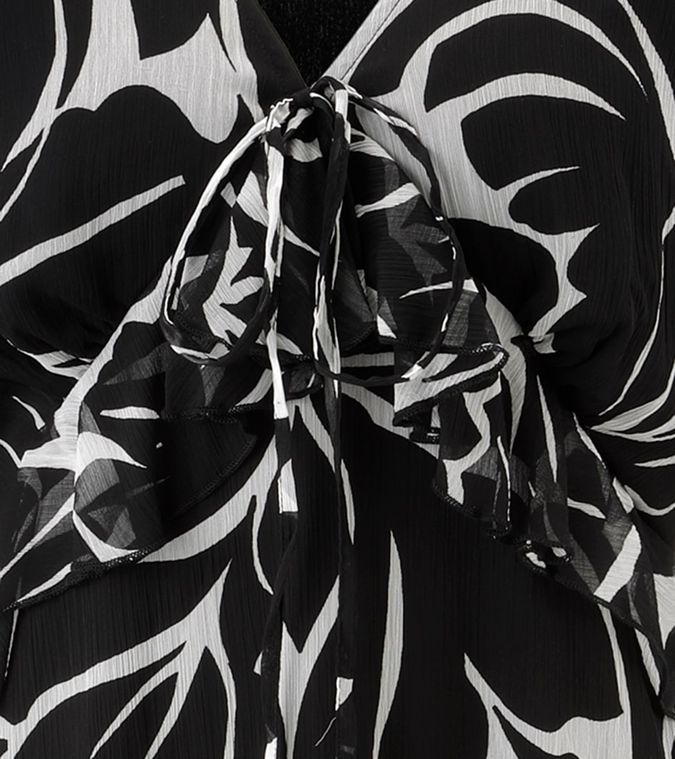 Aniston SELECTED Chiffonkleid mit romantischer Blütenmusterung allover - NEUE KOLLEKTION