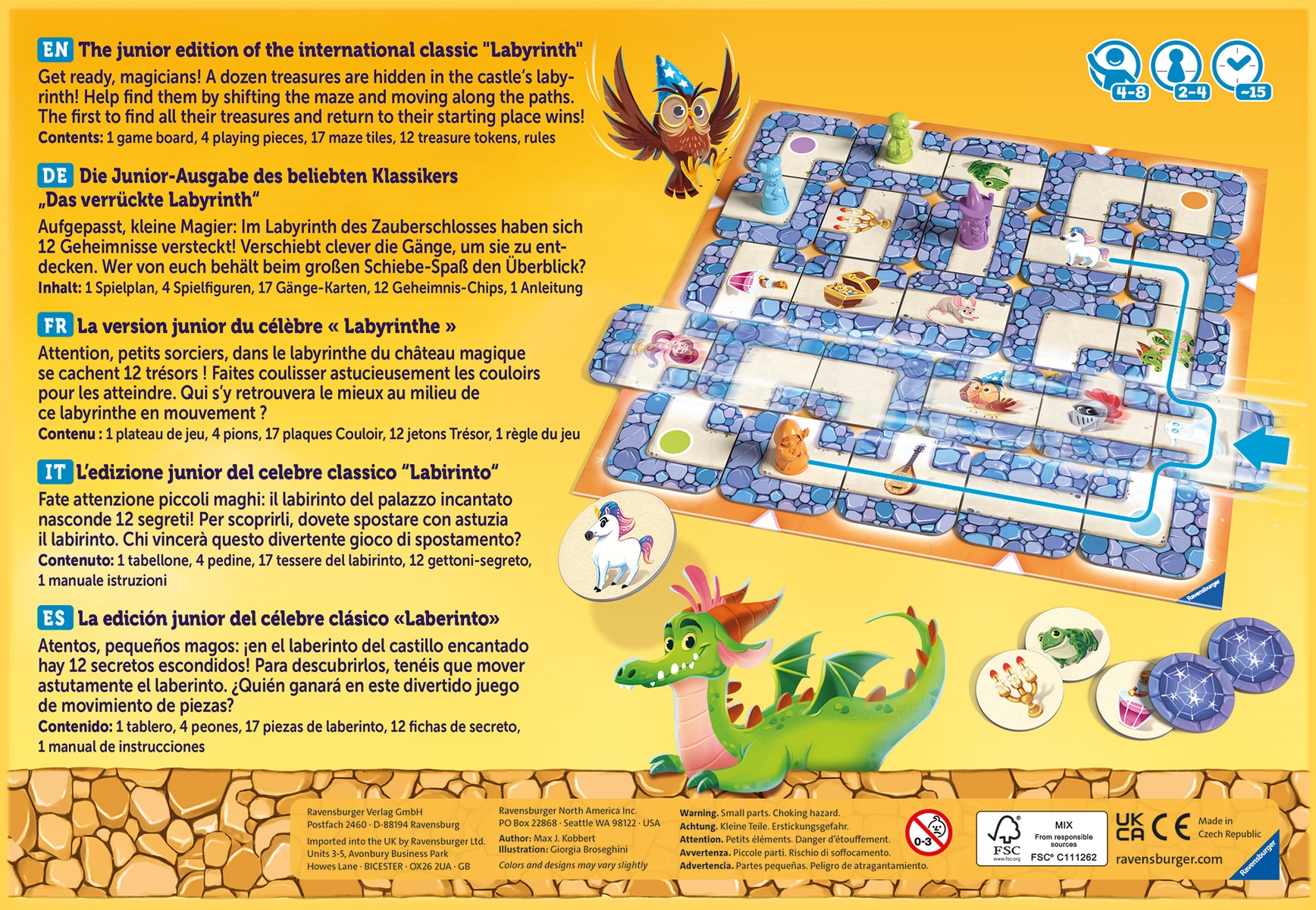 Ravensburger Spiel »Junior Labyrinth«, Made in Europe, FSC® - schützt Wald - weltweit