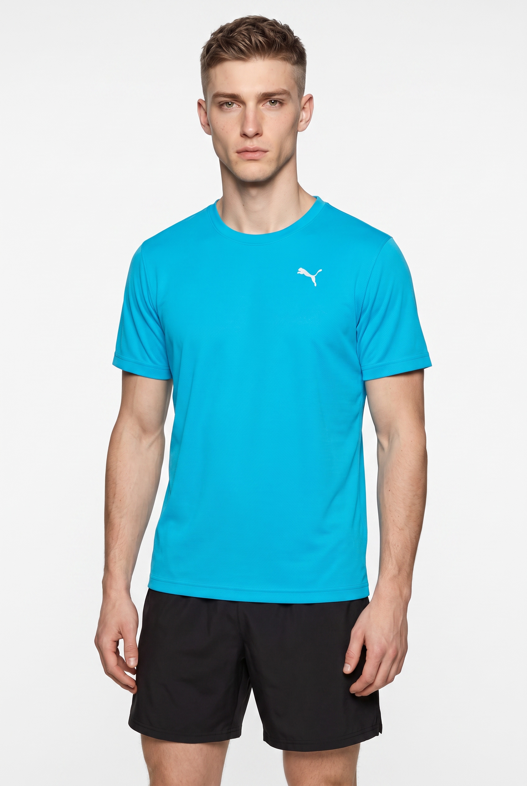 PUMA Laufshirt "GRAPHICS RUNNING FASTER TEE M" Regular Fit, mit dryCELL Technologie, Kurzarmdesign