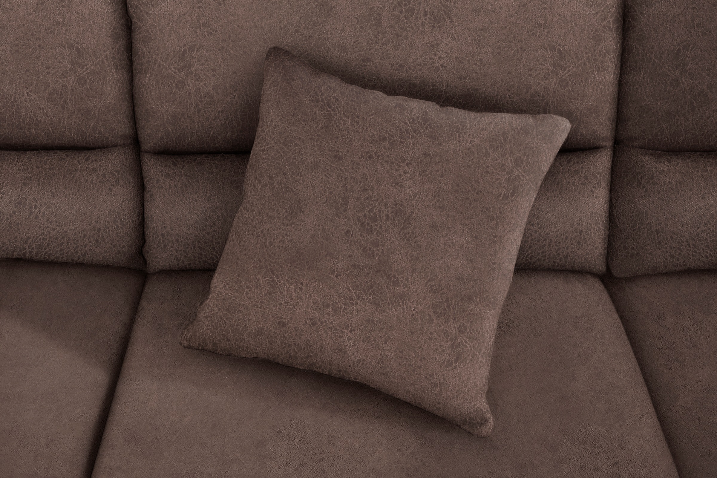TRENDMANUFAKTUR Ecksofa »Chamber, zeitlos und modern, bequem mit hohem Sitzkomfort, L-Form«, inklusive einer Kopfstütze, wahlweise mit Schlaffunktion