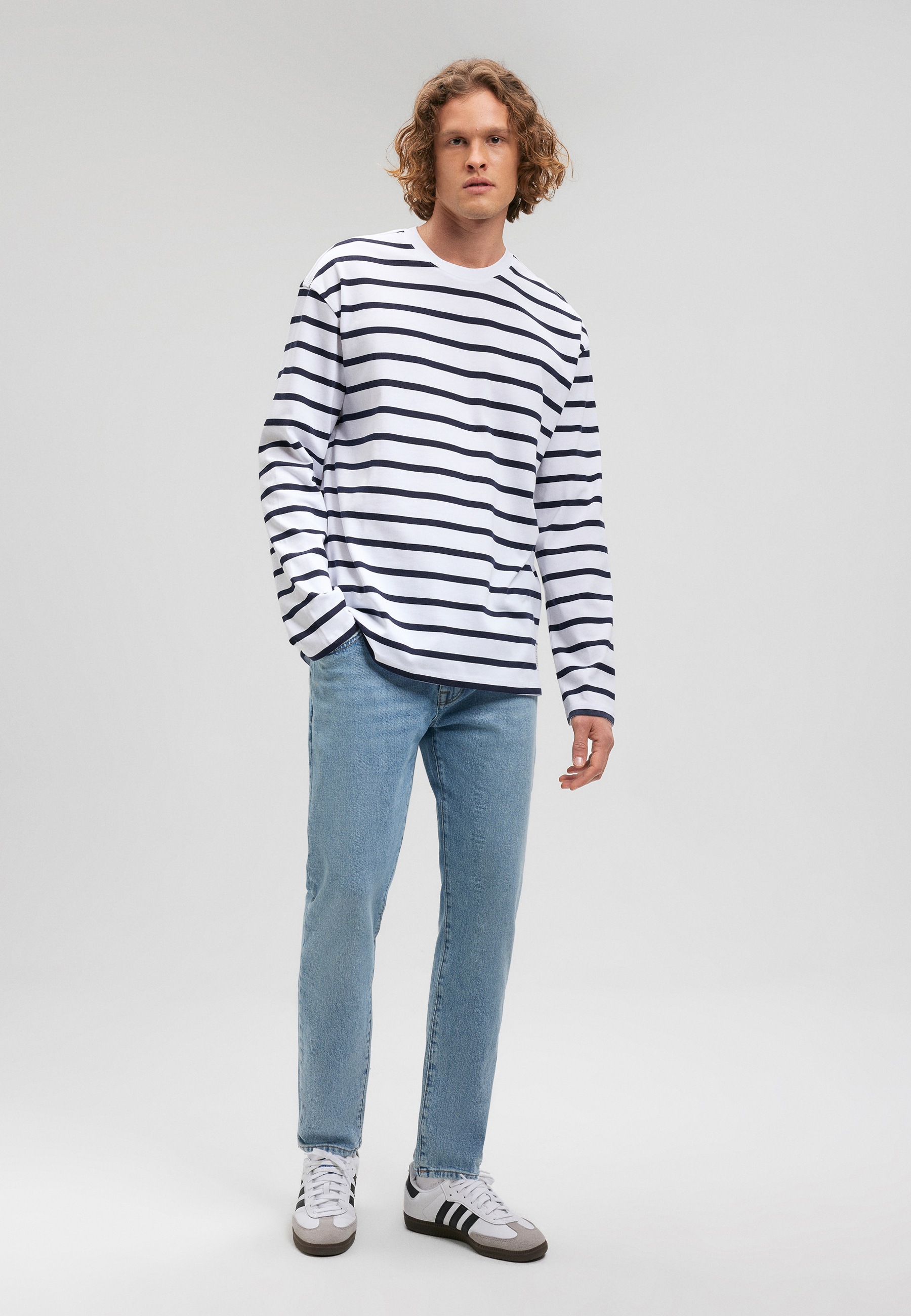 Mavi Langarmshirt "STRIPE JERSEY", Longsleeve mit Streifen