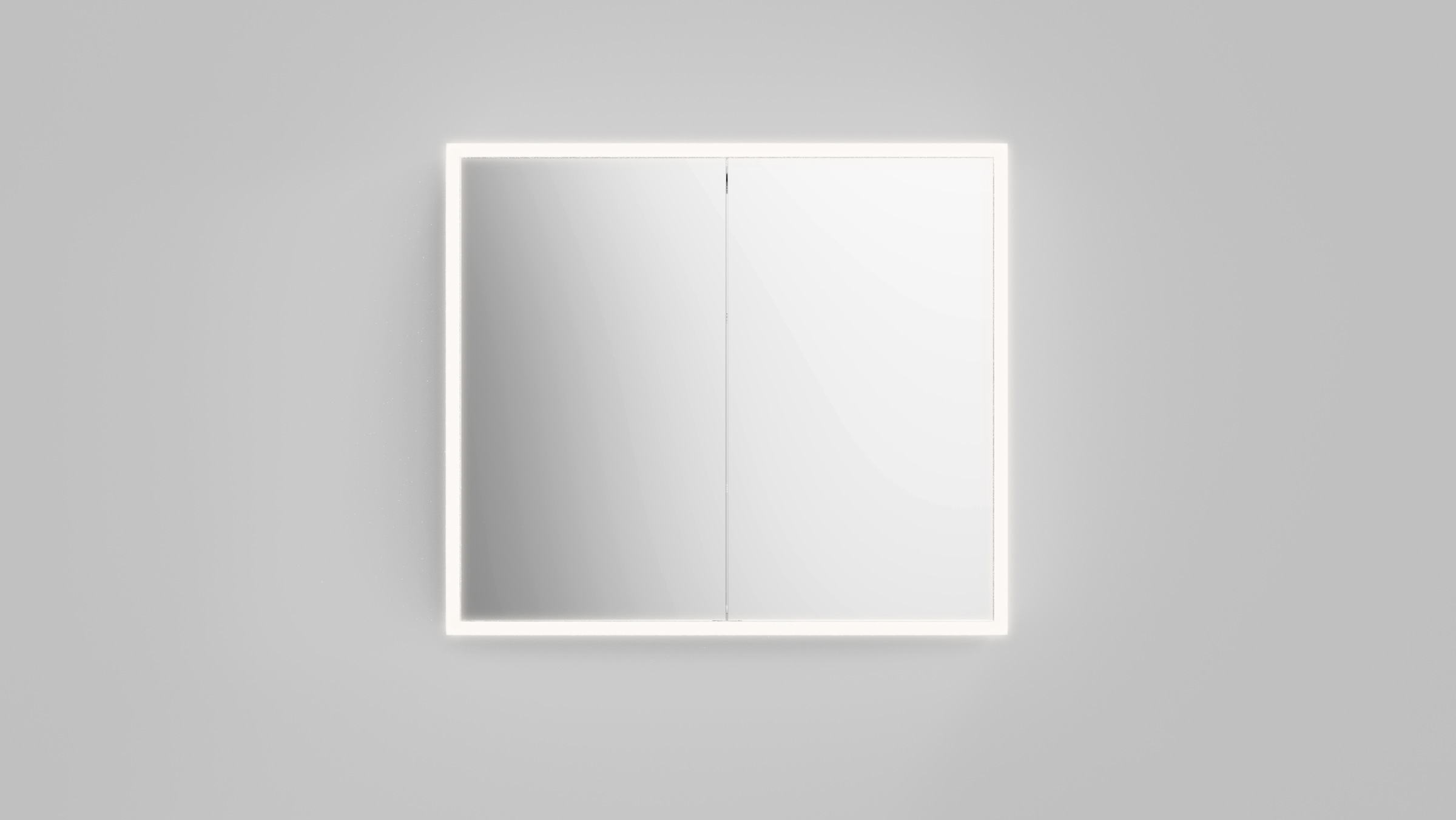 Talos Badezimmerspiegelschrank »Talos Magnus«, 80x70 cm, mit austauschbarer LED-Beleuchtung