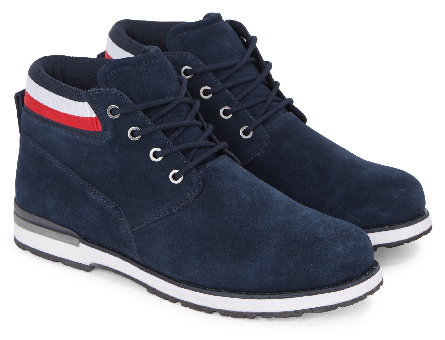 Tommy Hilfiger Schnürboots "CORE HILFIGER SUEDE BOOT", mit Anziehlasche günstig online kaufen