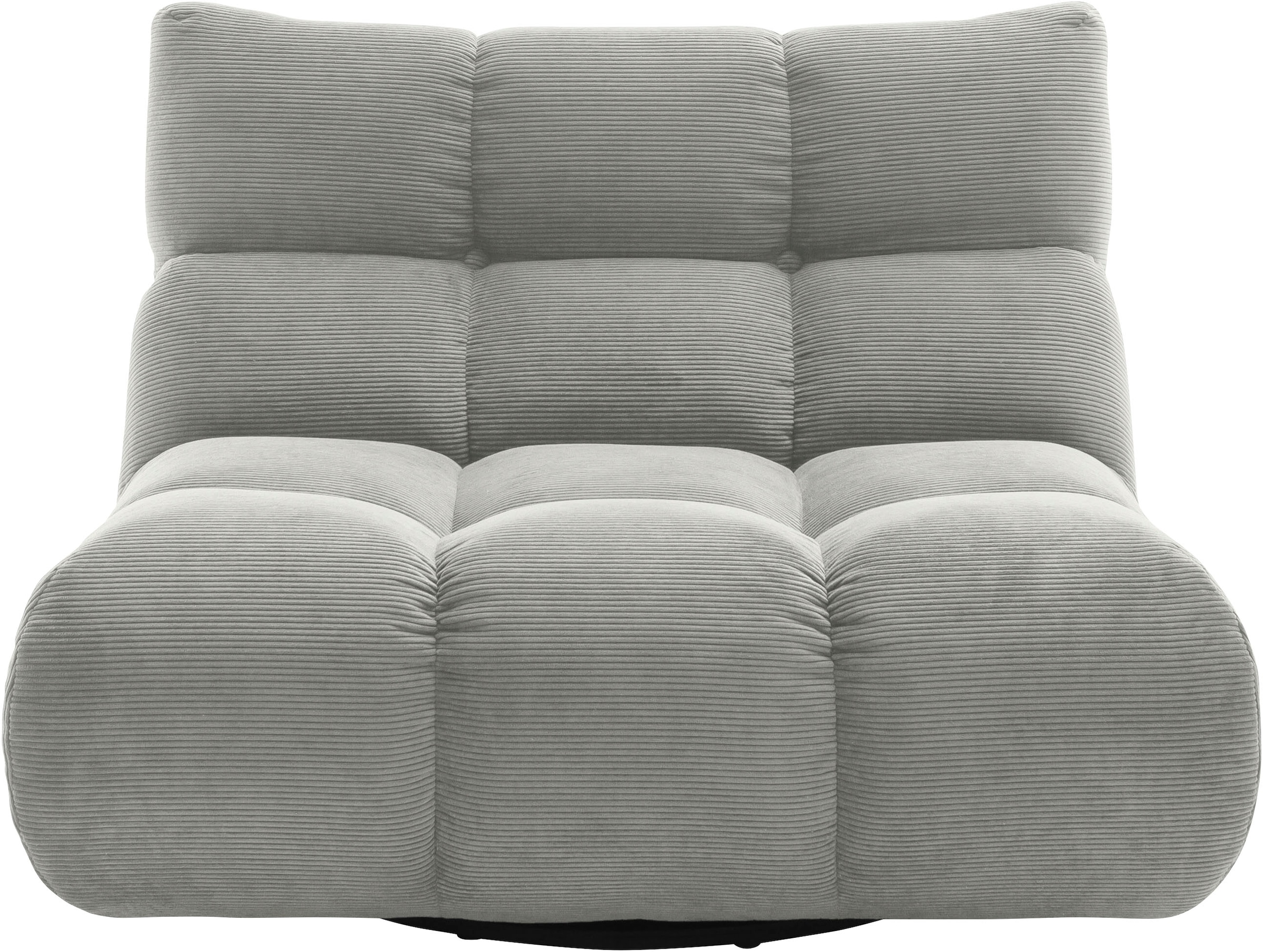 Home affaire 1,5-Sitzer "Cozy Bubble, 360 drehbarer Sessel, Breite 107 cm" mit eleganter Steppung, Rundumbezug & weicher Polsterung