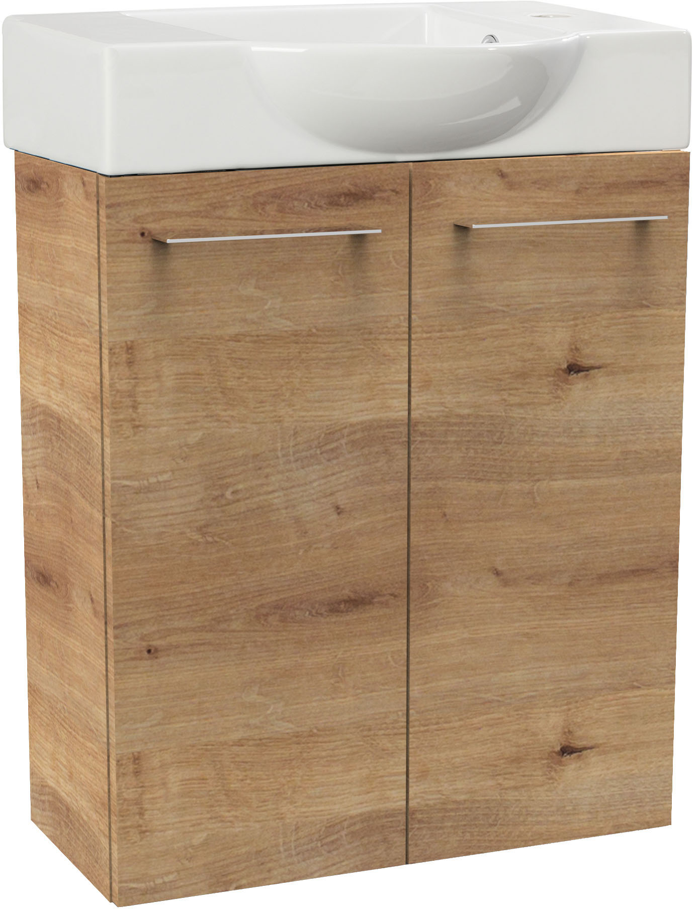 FACKELMANN Waschtisch "SBC" Set, bestehend aus Becken und Unterbau, Breite ca. 55 cm