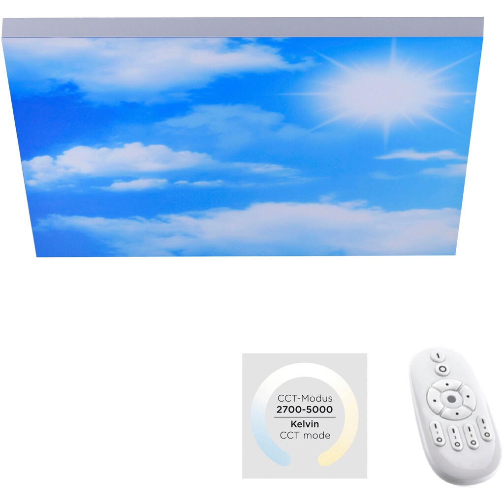 JUST LIGHT LED Deckenleuchte »CLOUD«, 1 flammig-flammig