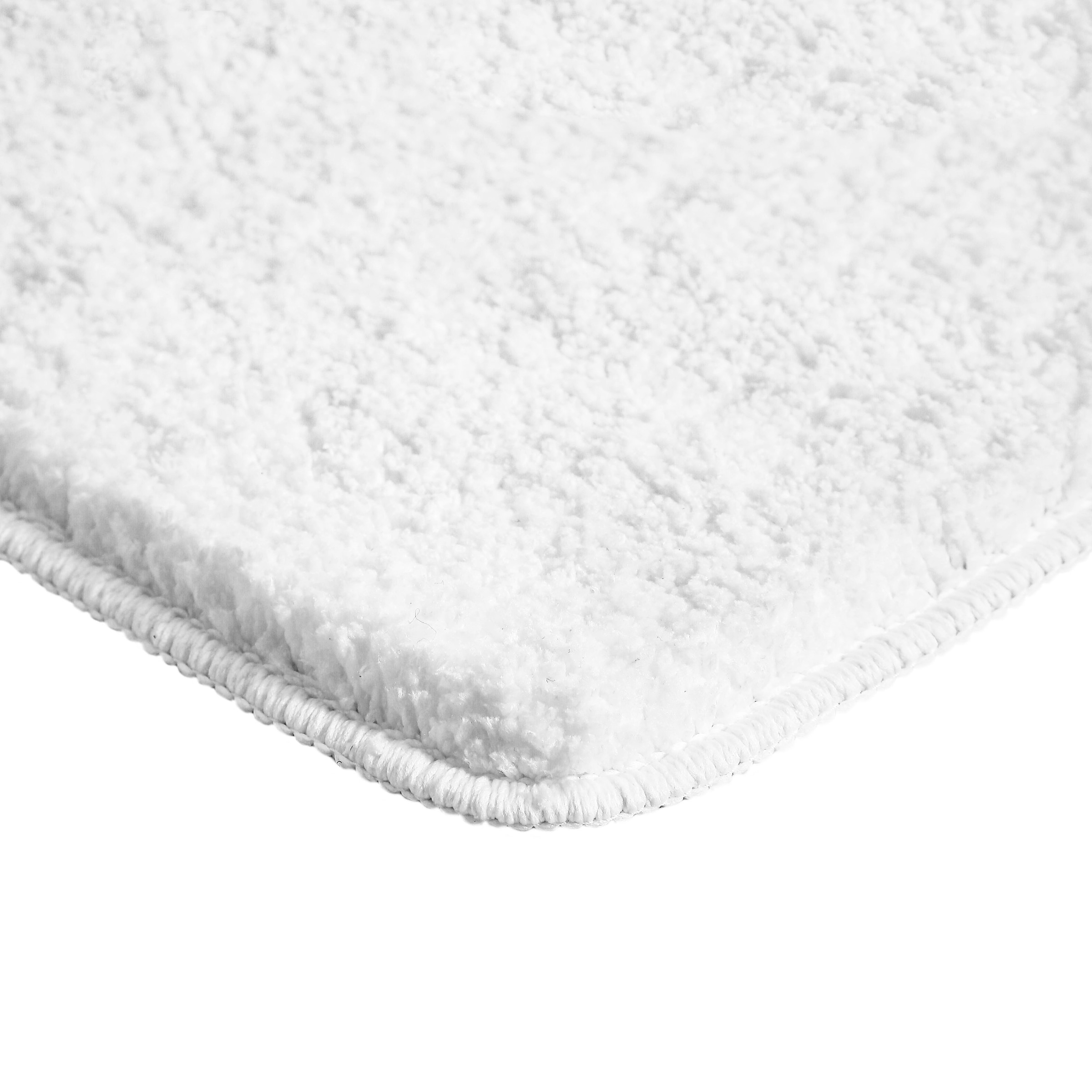 my home Badematte »Inga, Badezimmer Teppich, Badvorleger«, rutschhemmend beschichtet, schnell trocknend-strapazierfähig-fußbodenheizungsgeeignet, Badteppich, unifarben, weich, als halbrund und rechteckig erhältlich