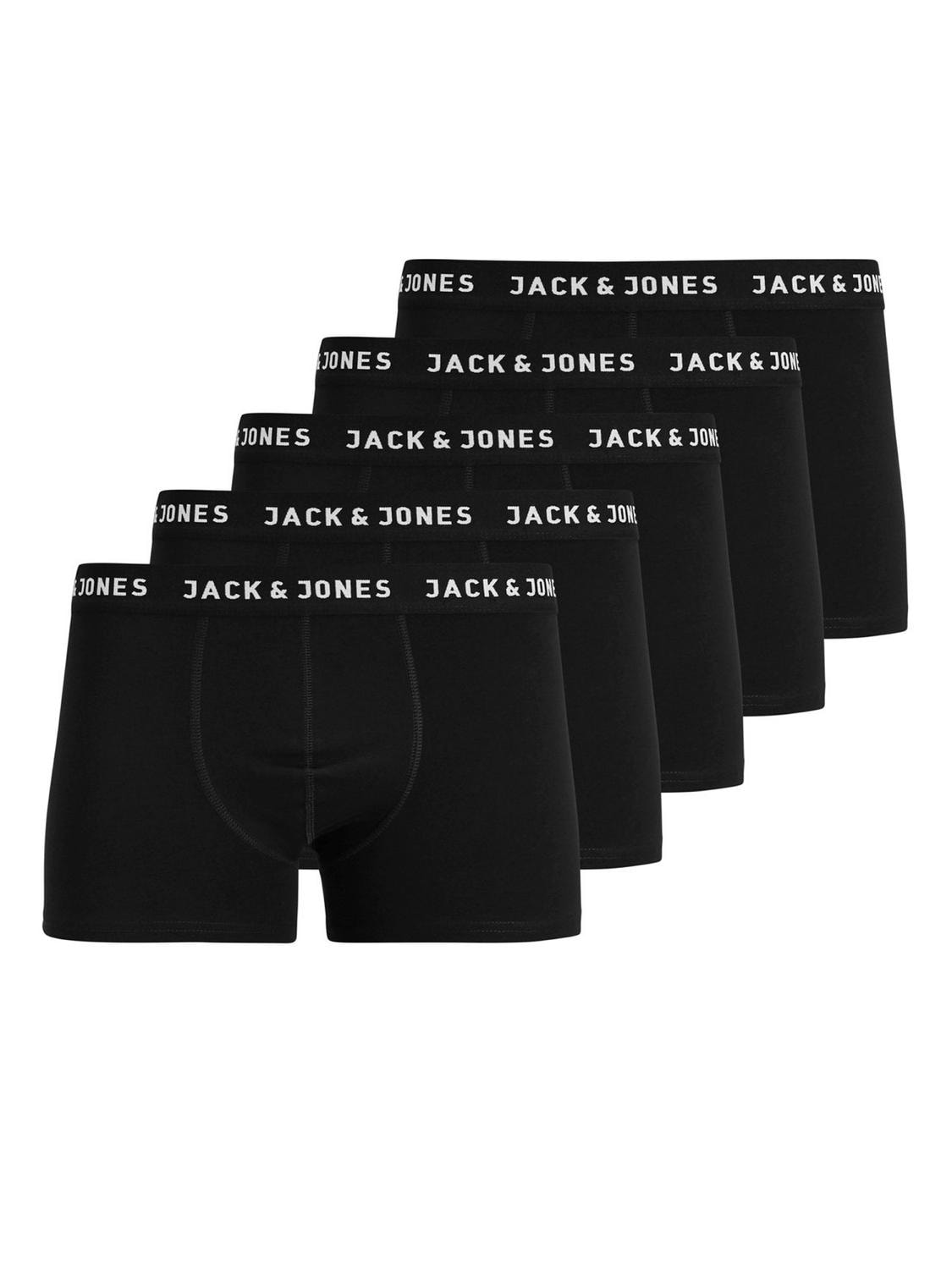 Jack & Jones Junior Trunk "JACHUEY eng anliegend, mit Stretchbund, 5er Pack" Packung, 5 Stk. unifarben, casual, eng, Jersey