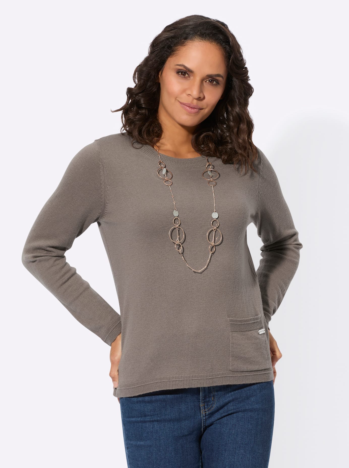 Casual Looks Rundhalspullover "Pullover" günstig online kaufen