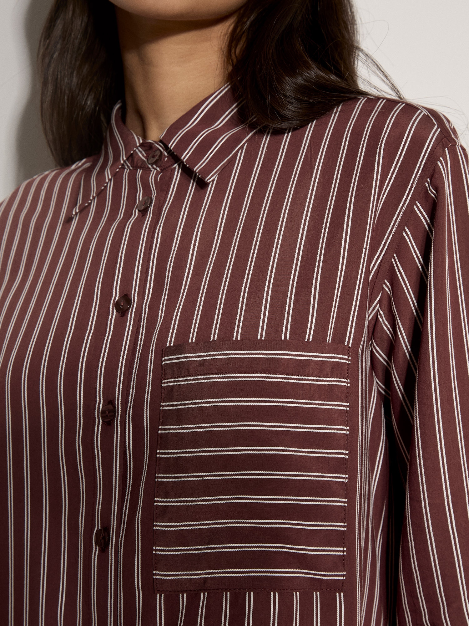 Apricot Hemdbluse »Oversized-Streifenhemd« mit asymmetrischem Saum
