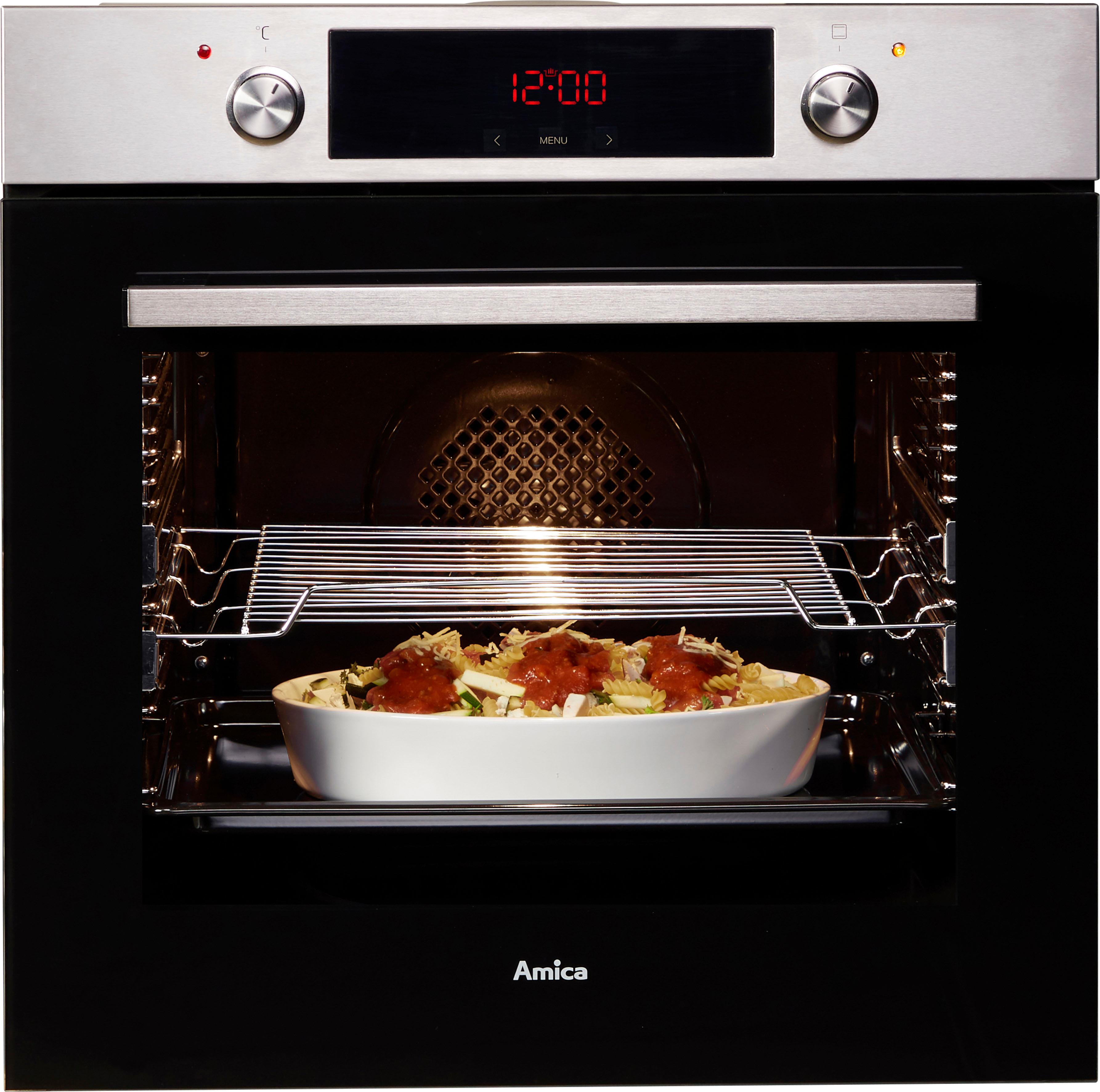 Amica Backofen "EBX 944 620 E" mit 2-fach-Teleskopauszug mit Steam Clean Viel Platz, hoher Komfort und einfache Reinigung beim Backen