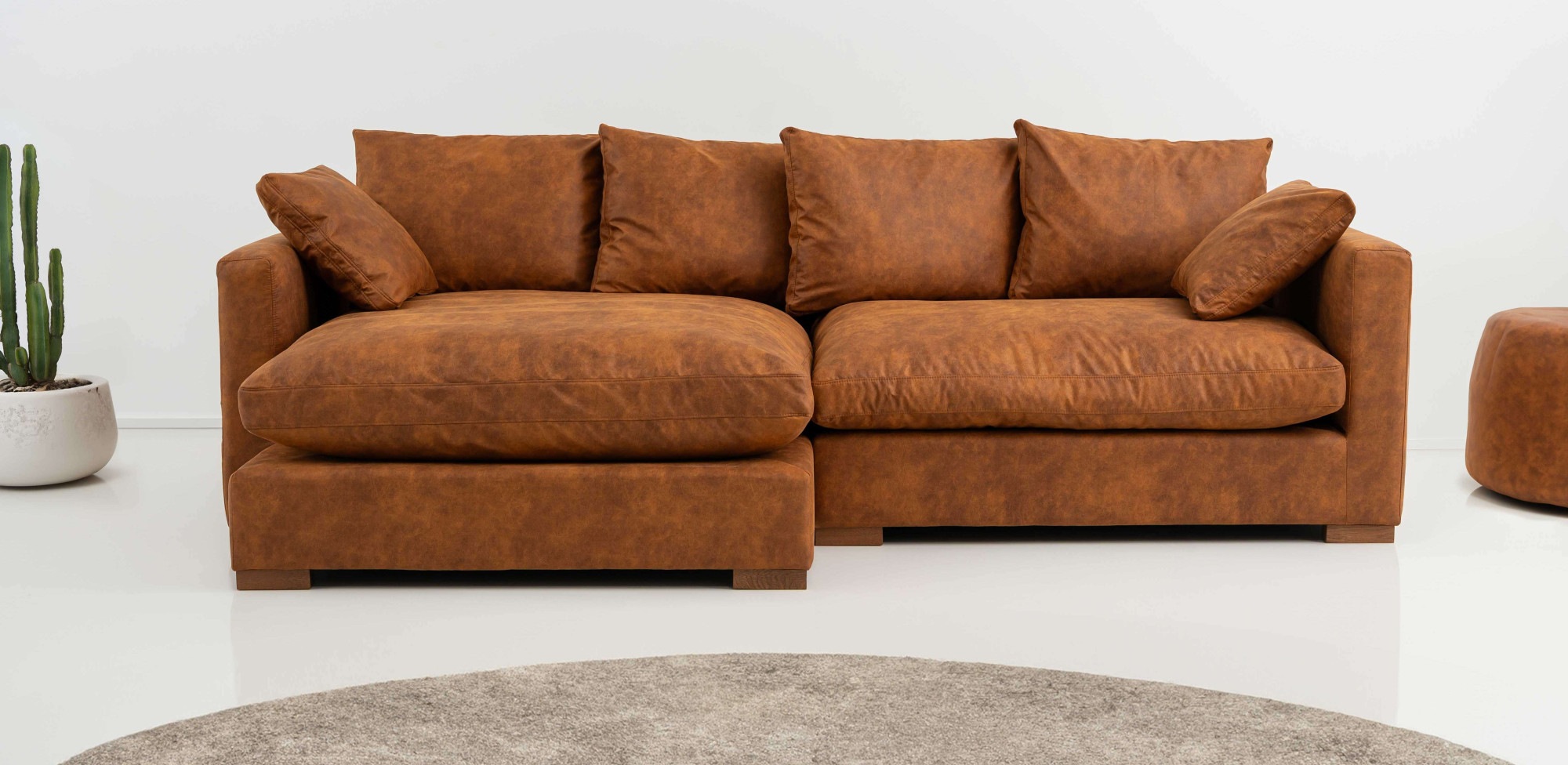 Home affaire Ecksofa "Coray", Breite 266 cm, extra weich und kuschelig, mit günstig online kaufen