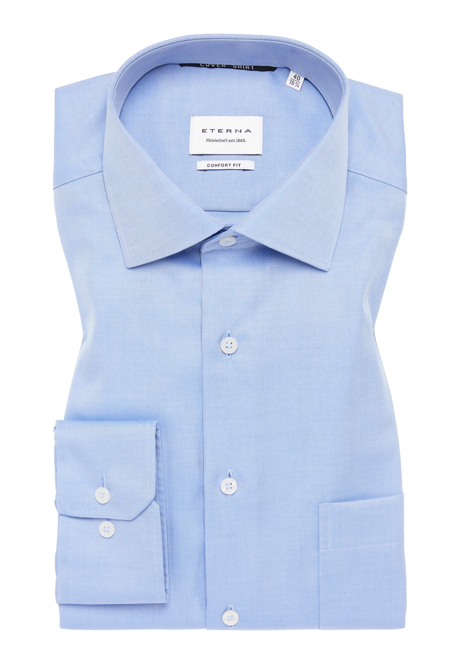 Eterna Langarmhemd »COMFORT FIT«, NON IRON (bügelfrei)