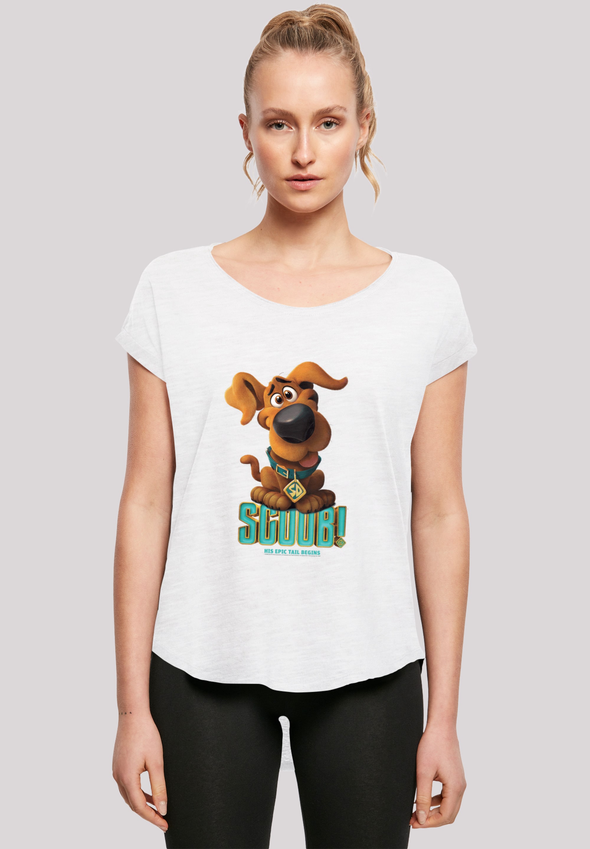 T-Shirt »Long Cut T-Shirt 'Scooby Doo Puppy Scooby'«, Damen,Premium...