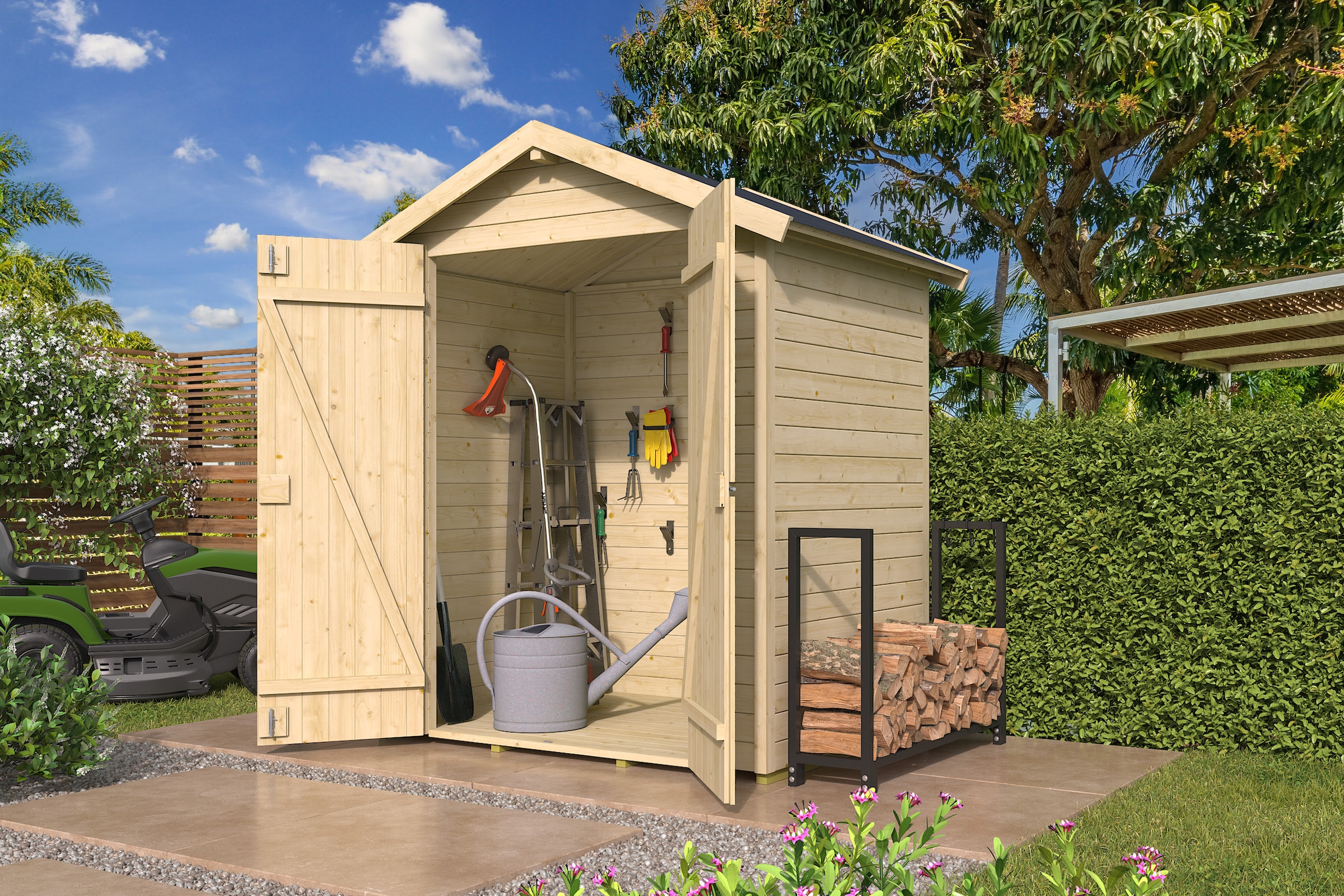 Nordic Holz Gartenhaus "Elementhaus KENT 2.1" günstig online kaufen