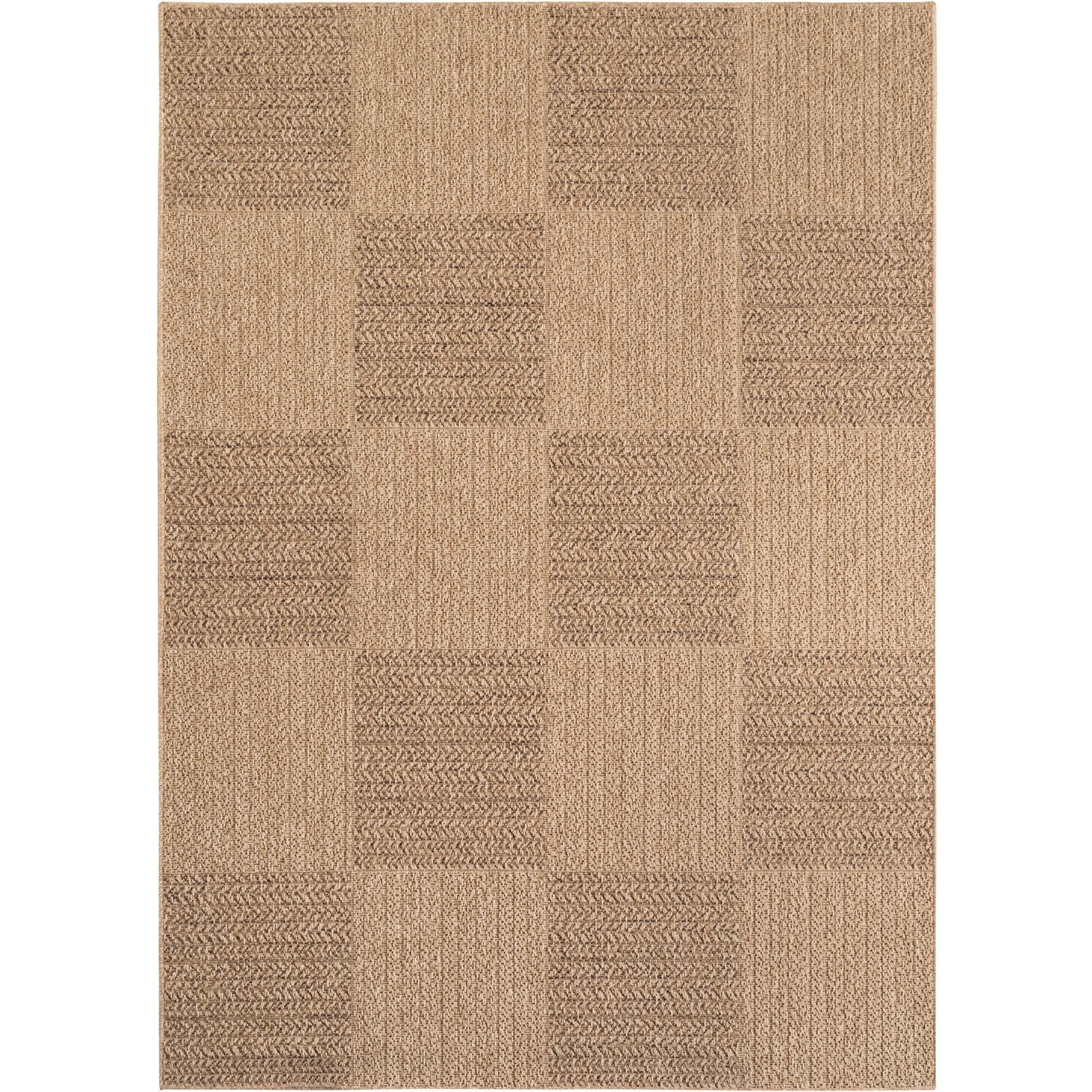 Ayyildiz Teppiche Outdoorteppich »TIMBER 1405«, rechteckig, 5 mm Höhe, Läufer, In und Outdoor, Jute Sisal Optik, Wohnzimmer, Aussenbereich