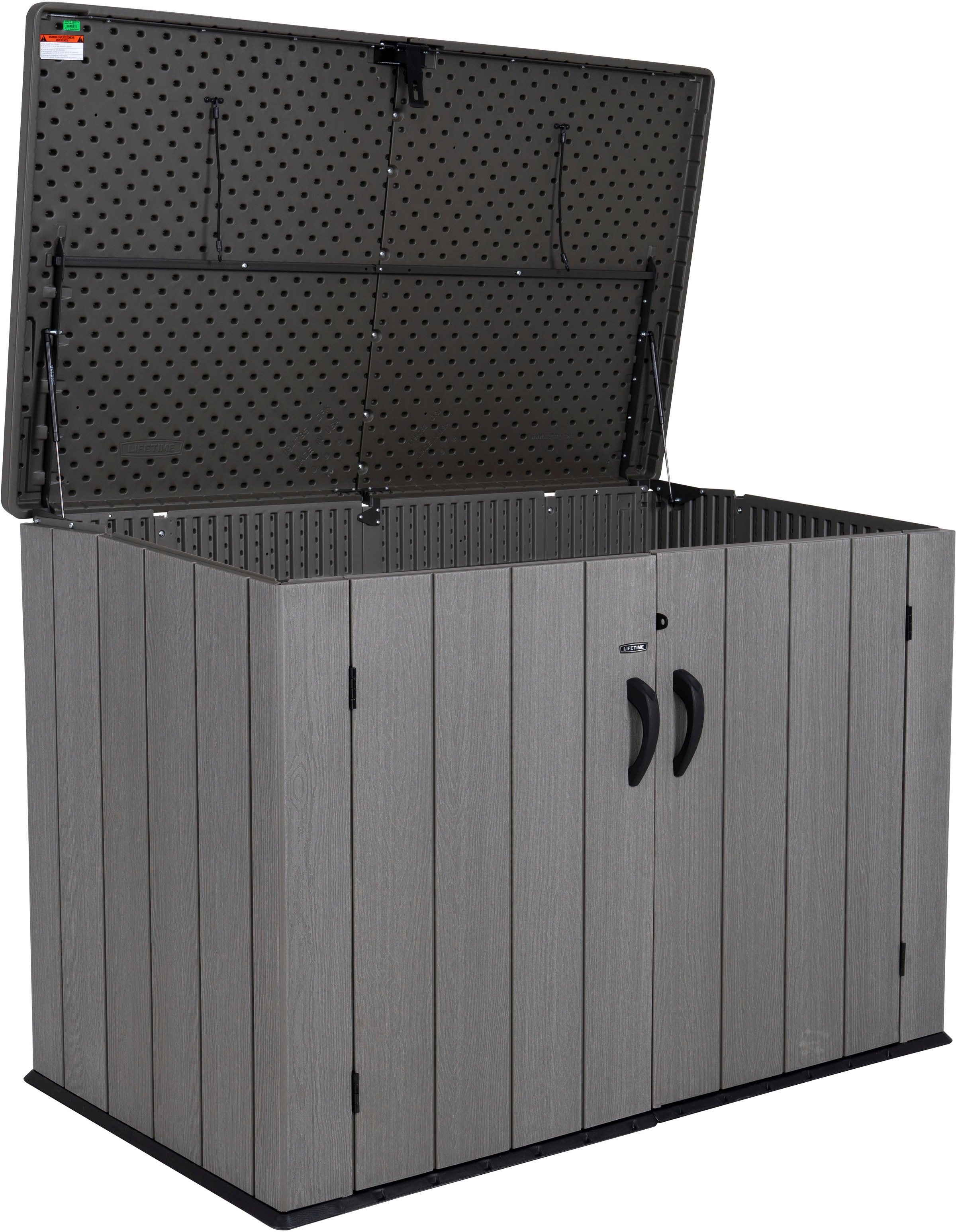 Lifetime Mülltonnenbox »Geräteschrank Greg«, Platz für 3 Mülltonnen je 240 L, BxHxT: 191x108x132 cm