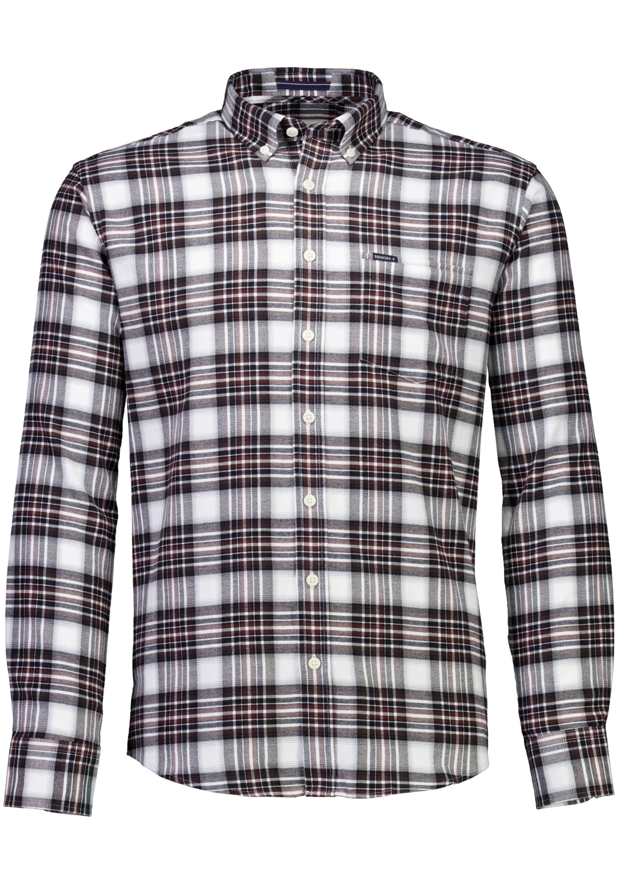 BISON Flanellhemd "Freizeithemd Regular Fit" günstig online kaufen