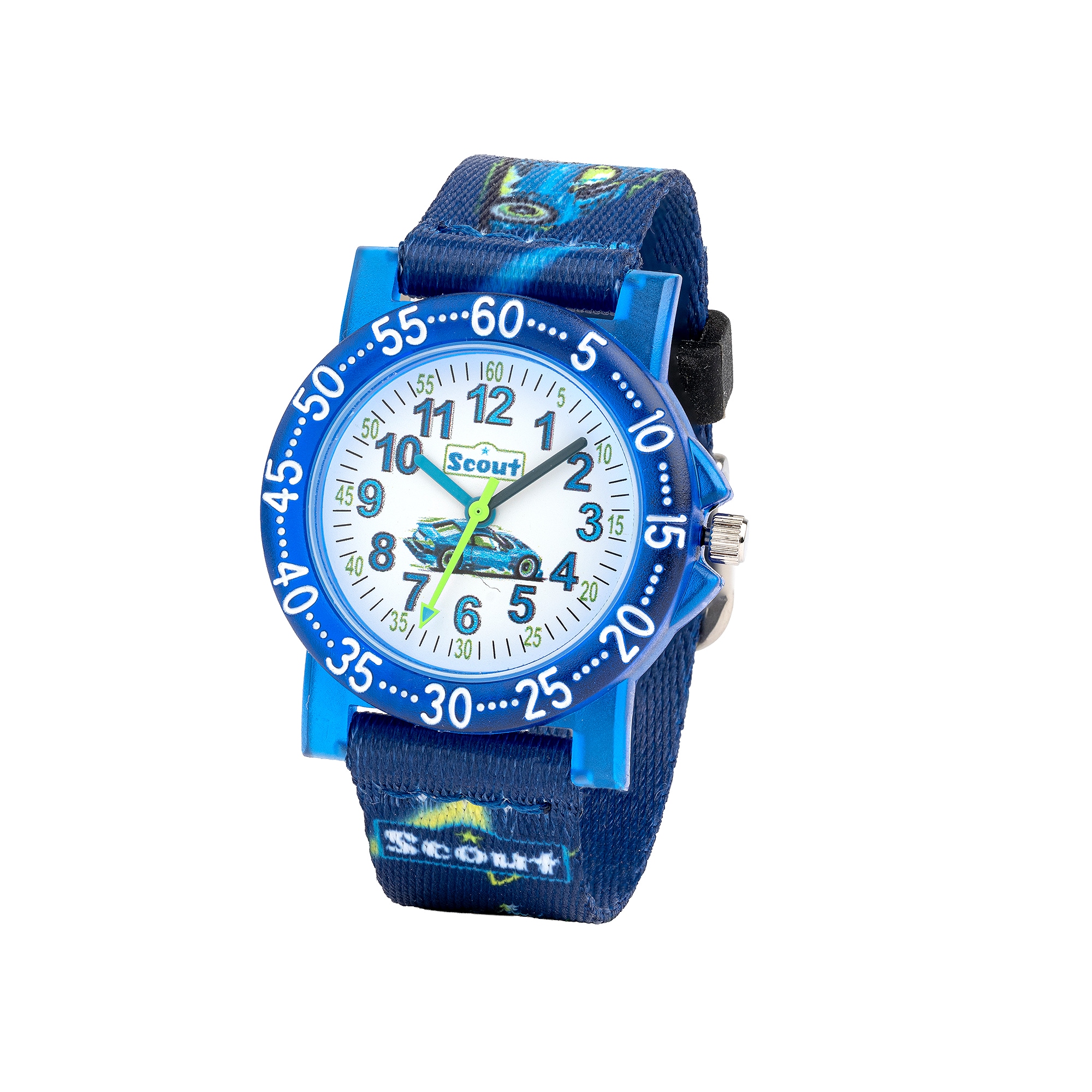 Scout Quarzuhr »The It-Collection« Armbanduhr, Kinderuhr, Lernuhr, Geschenkidee, Schulanfang, Auto