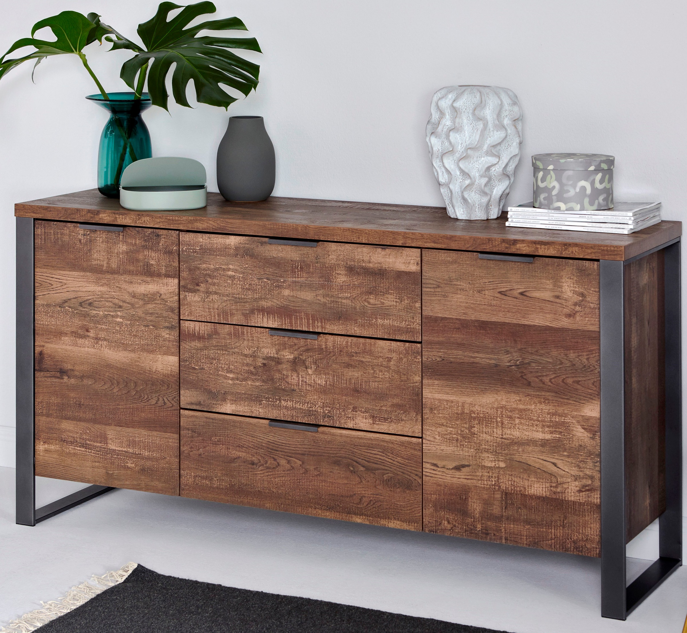Jahnke Sideboard "LOOP SB 150" 1 Stk. tlg. mit 2 Türen + 3 Schubladen, Brei günstig online kaufen
