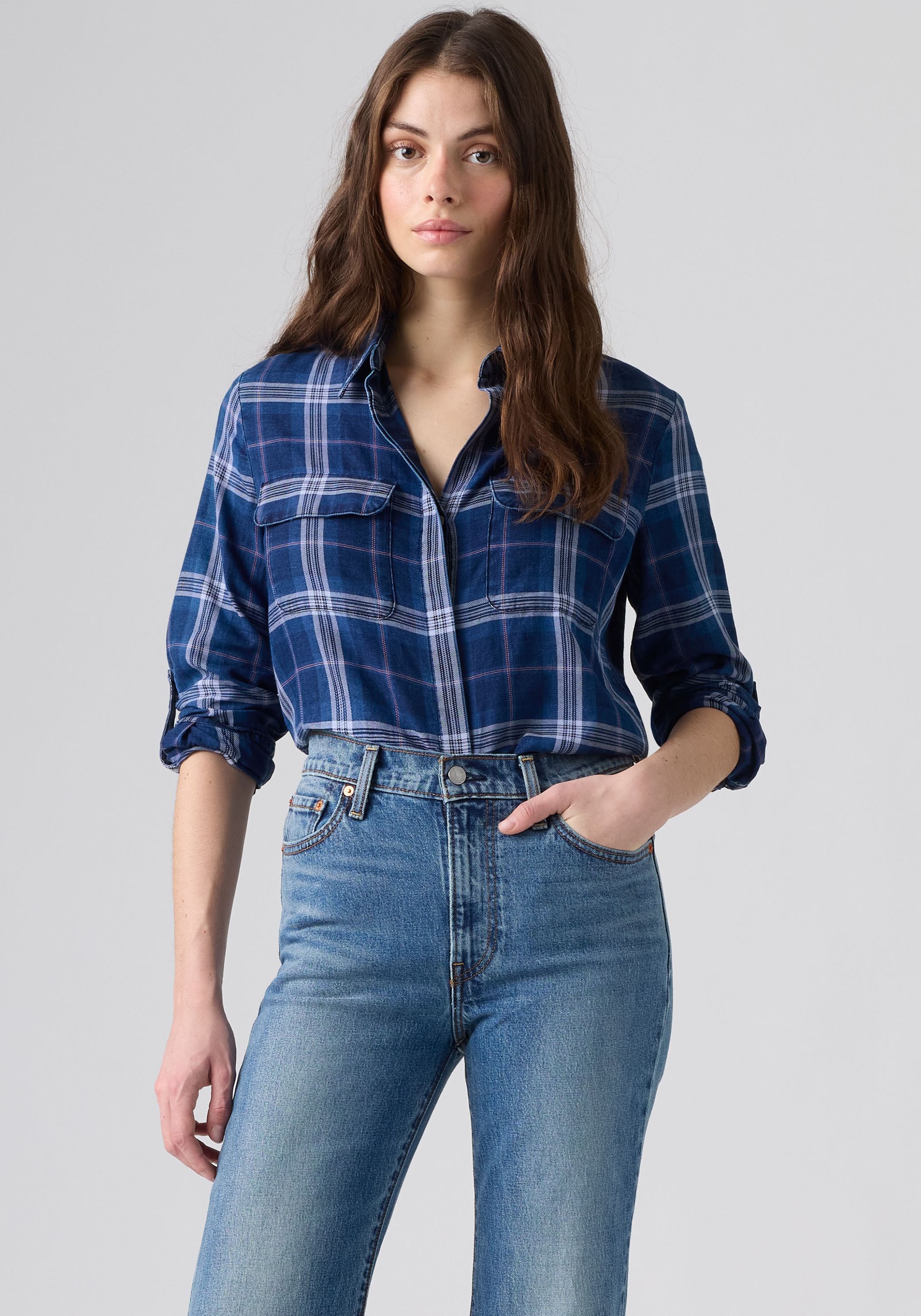 Levis Hemdbluse Krempelärmel mit Riegel