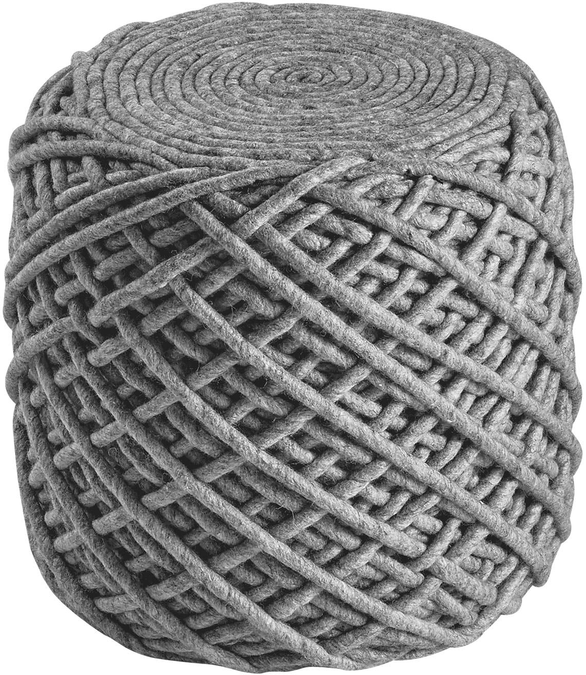 Obsession Sitzhocker "Hocker My Royal Pouf" 1 Stk. tlg. rund, Ø 40 cm, Höhe 40 cm, handgearbeitet, Wohnzimmer & Schlafzimmer