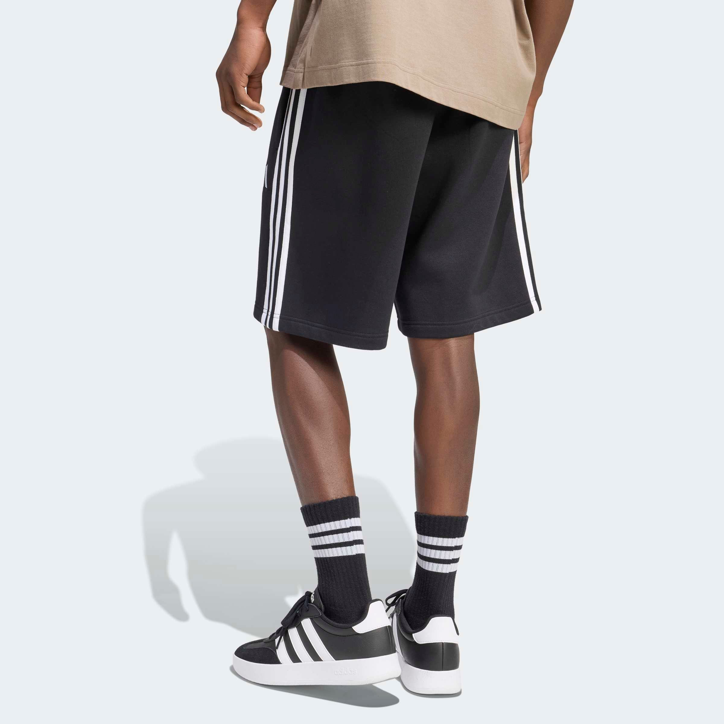 adidas Sportswear Shorts »ESSENTIALS 3-STREIFEN FLEECE«