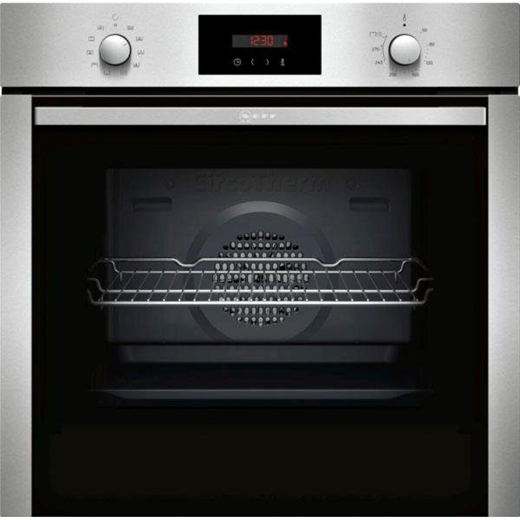 NEFF Backofen-Set »XB48P«, B2CCG6AN0, mit Teleskopauszug nachrüstbar, Pyrolyse-Selbstreinigung, CircoTherm® Heißluftsystem