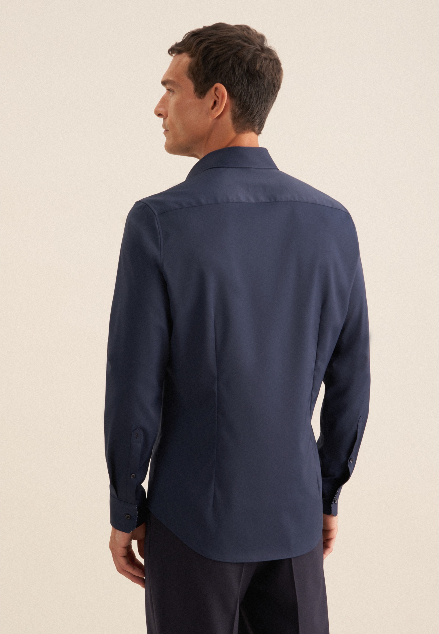 seidensticker Businesshemd "Slim", Slim Langarm Kentkragen Uni günstig online kaufen