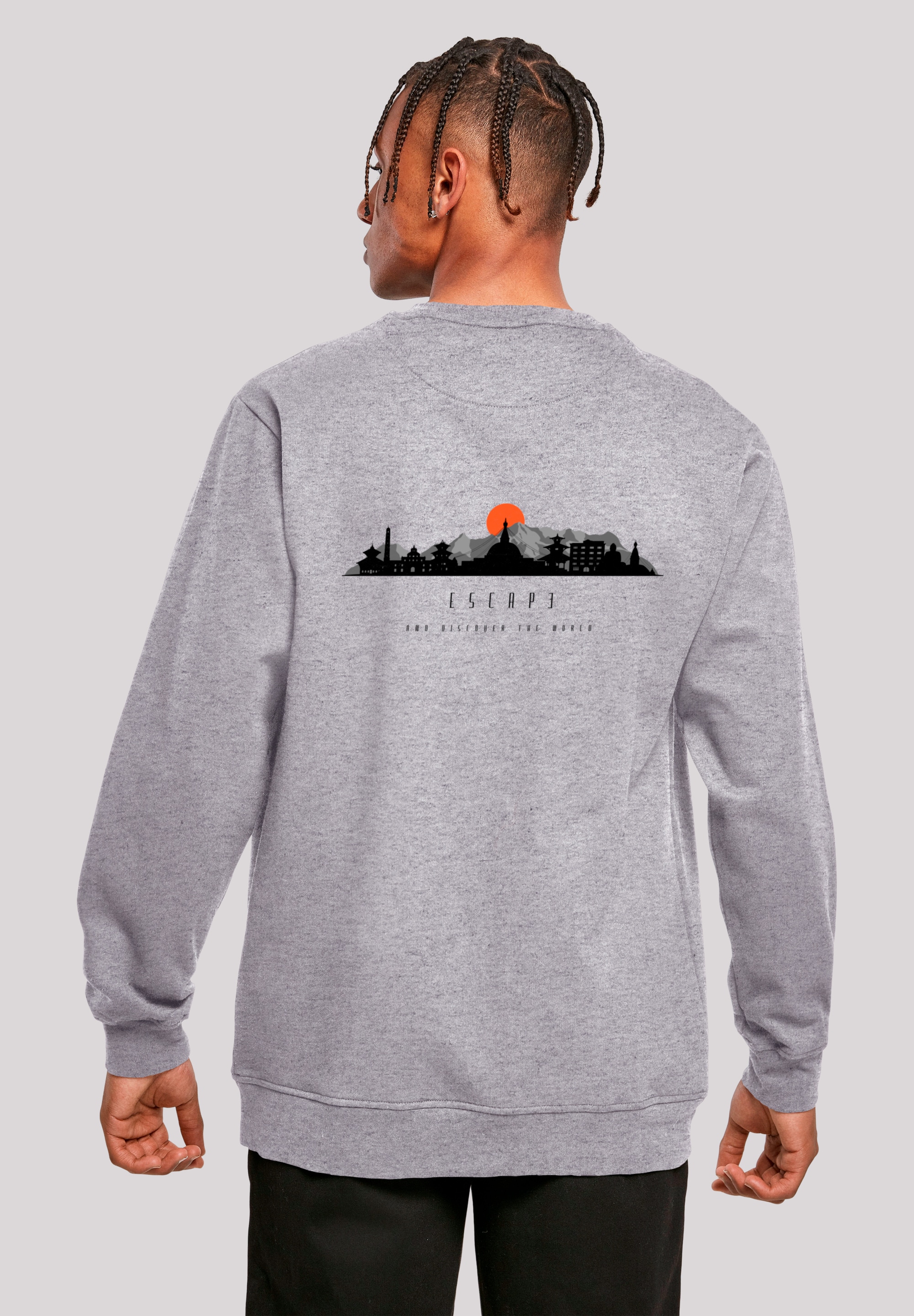 F4NT4STIC Sweatshirt "Escape Discover the World Asian Town", Premium Qualit günstig online kaufen