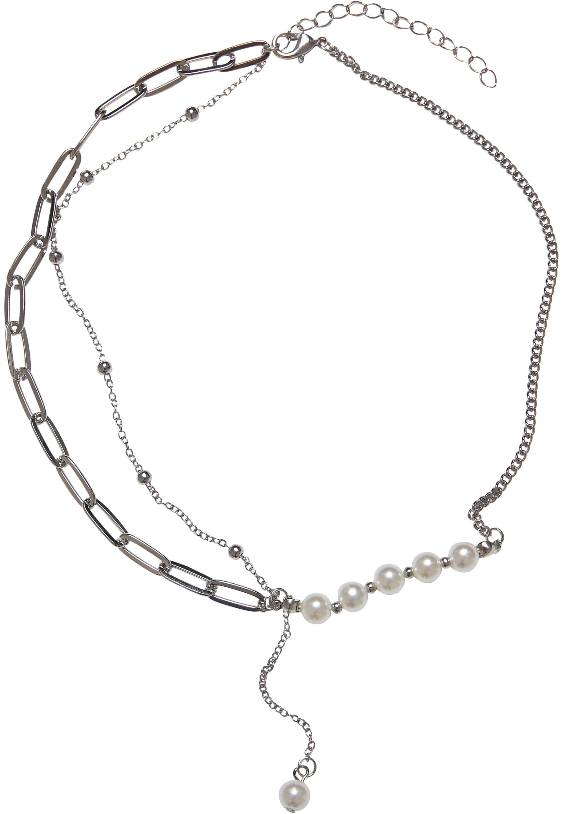 URBAN CLASSICS Schmuckset "Urban Classics Unisex Jupiter Pearl Various Chain Necklace", (1 tlg.)