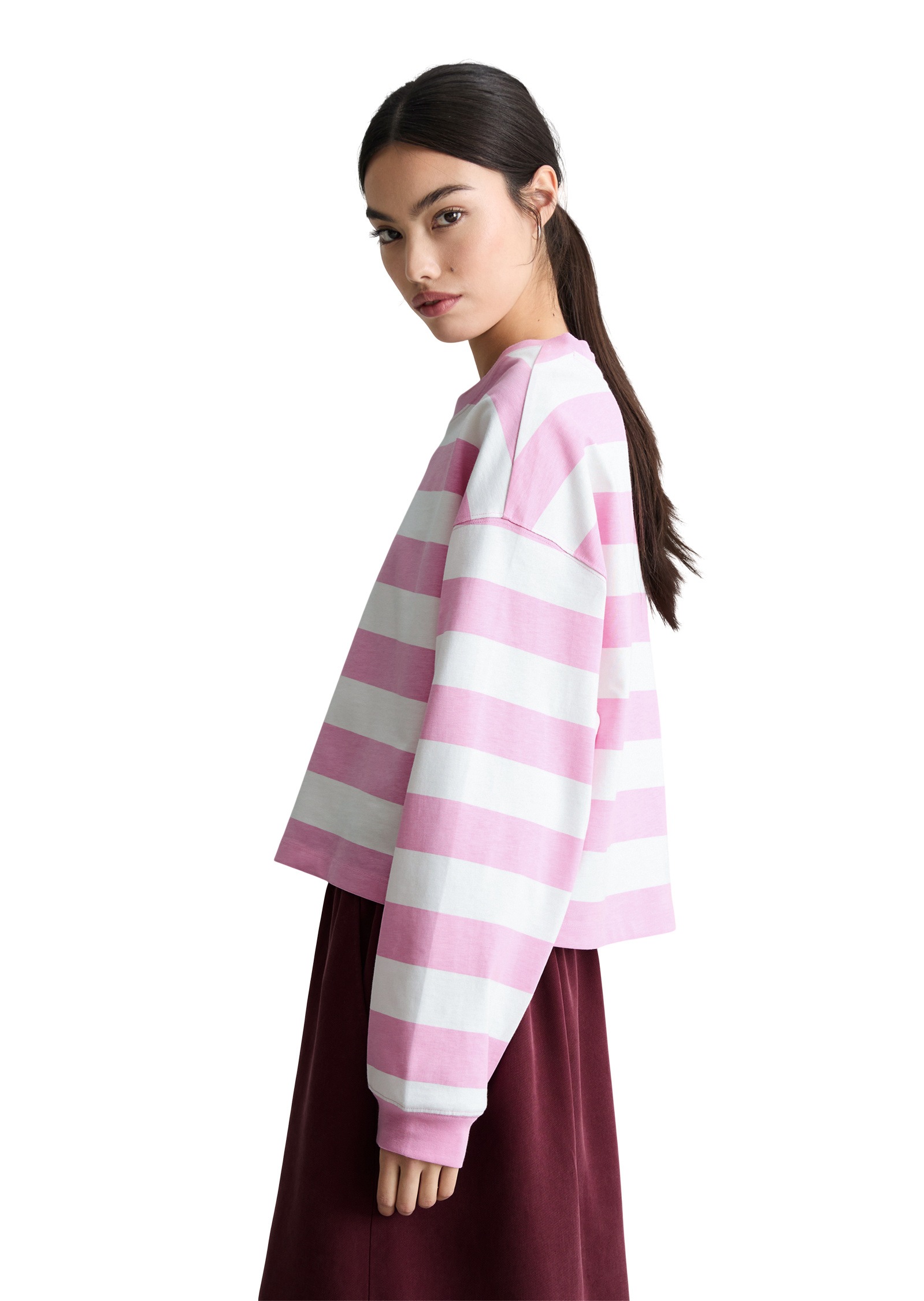 Marc OPolo DENIM Langarmshirt "aus Heavy Jersey" günstig online kaufen