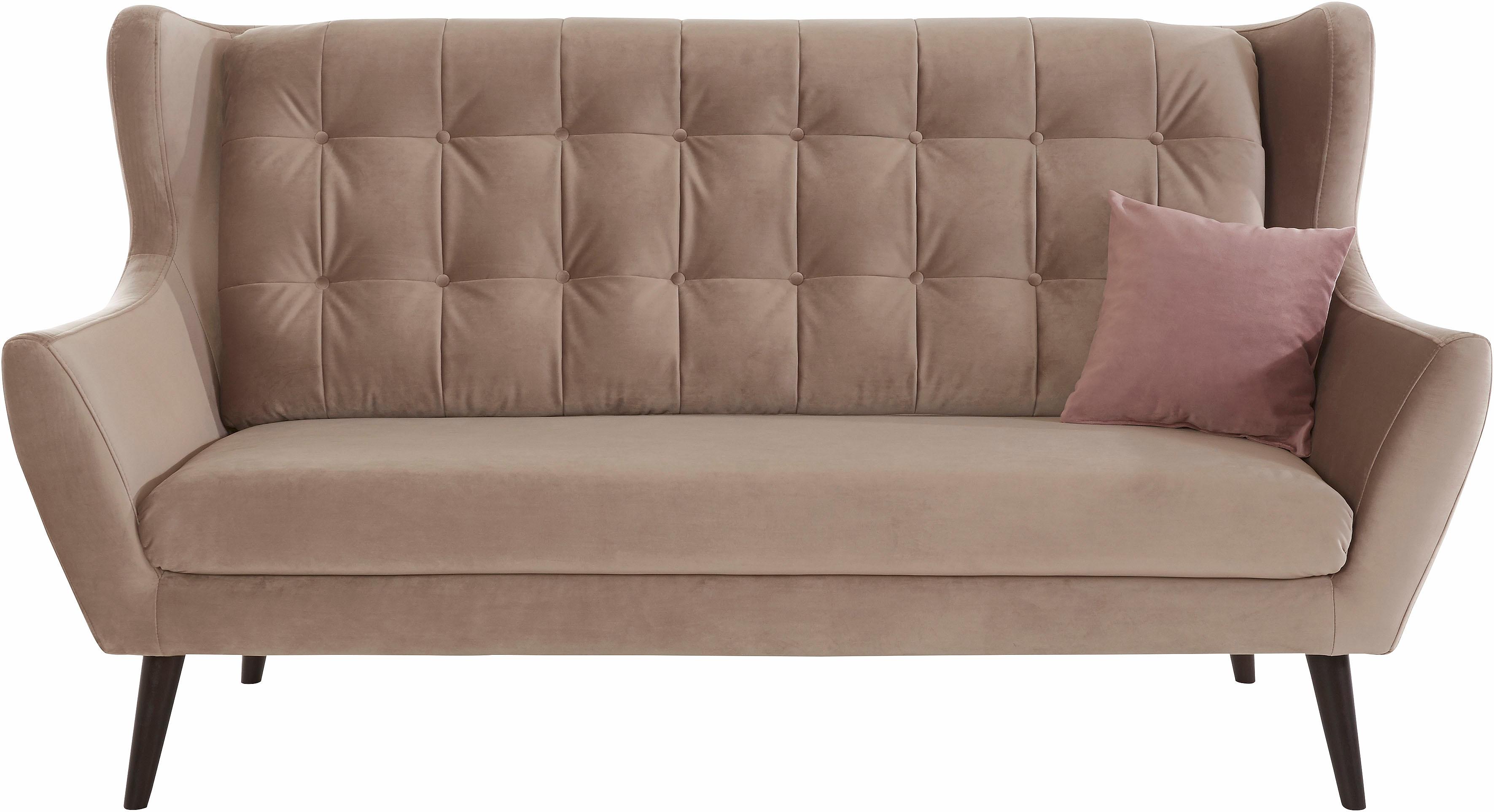 Home affaire 3-Sitzer "Hemmink" mit Knopfheftung
