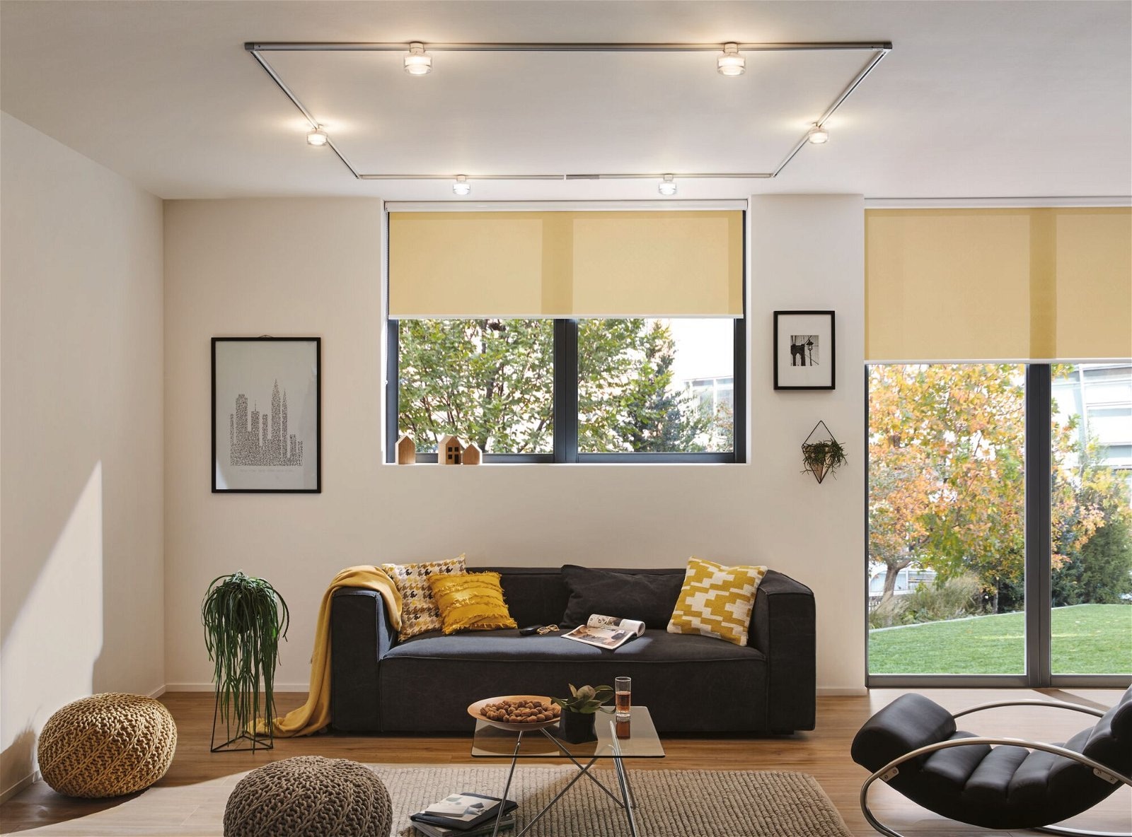 Paulmann Schienensystem-Leuchten »URail Schienenspot Safira 350lm 4,9W 2700K 230V Chrom, Klar, Satin«, dimmbar, Einzelspot