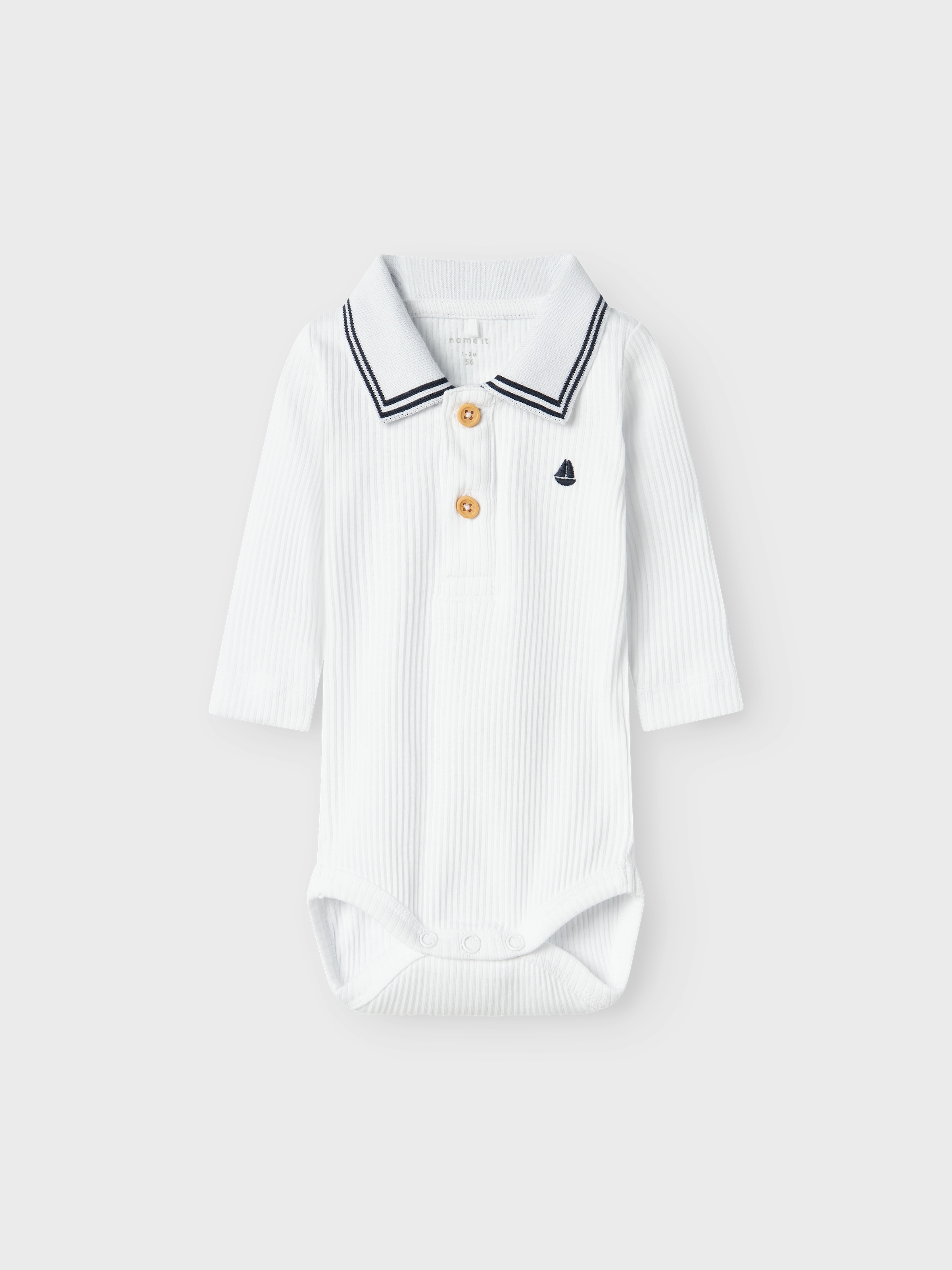 Name It Langarmshirt »NBMFRIMAN LS POLO BODY«