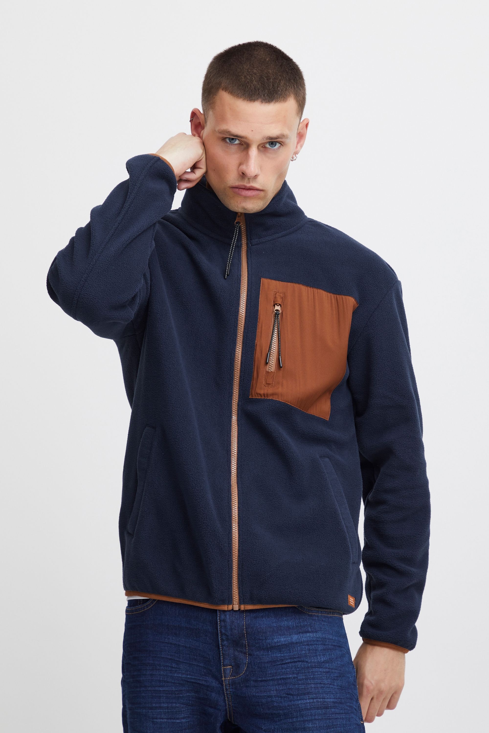 Blend Fleecejacke "BLEND BHSweatshirt", ohne Kapuze