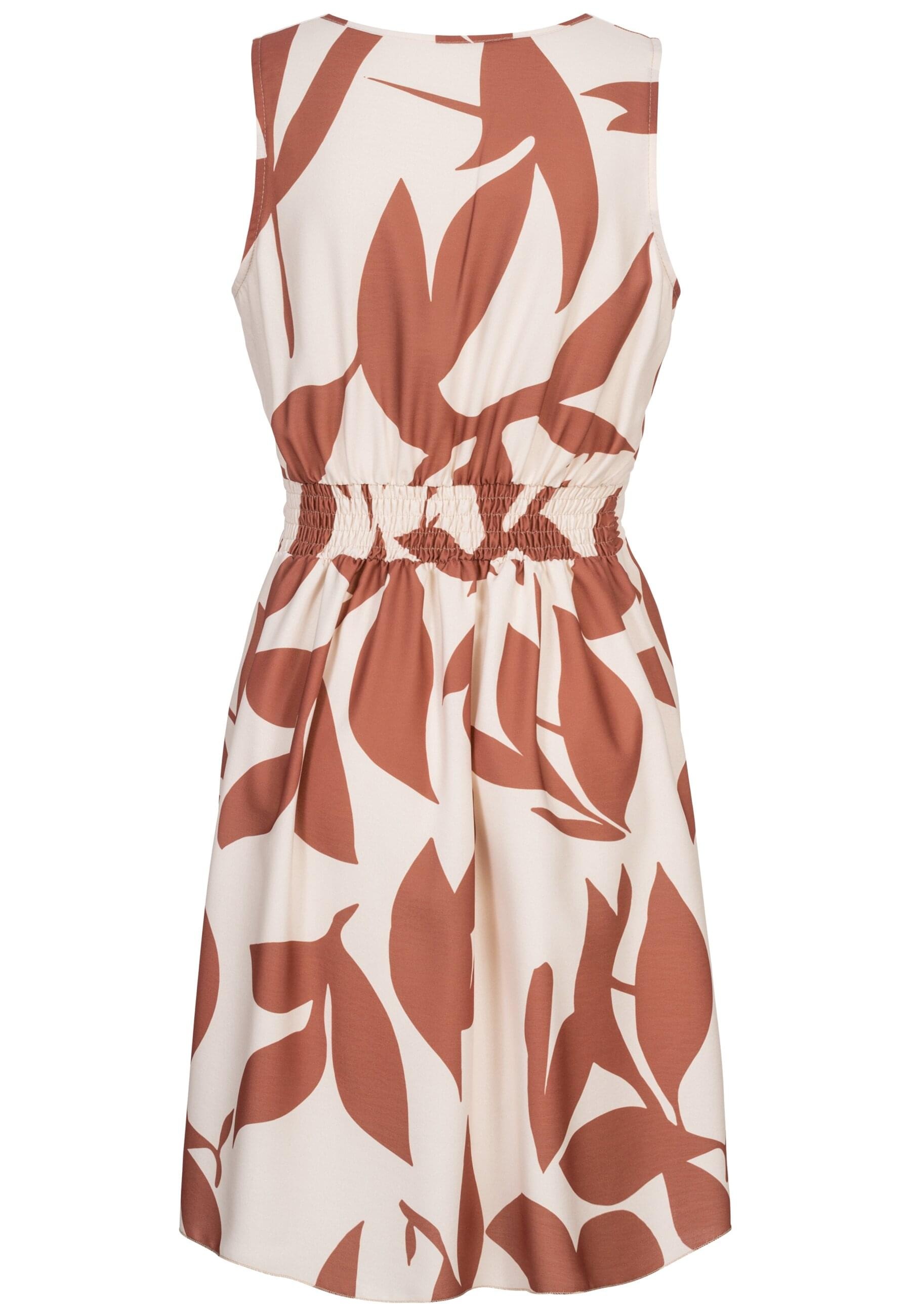 CLOUD 5IVE Shirtkleid »CLOUD 5IVE Dress with floral print copper« 1 Stk. tlg.